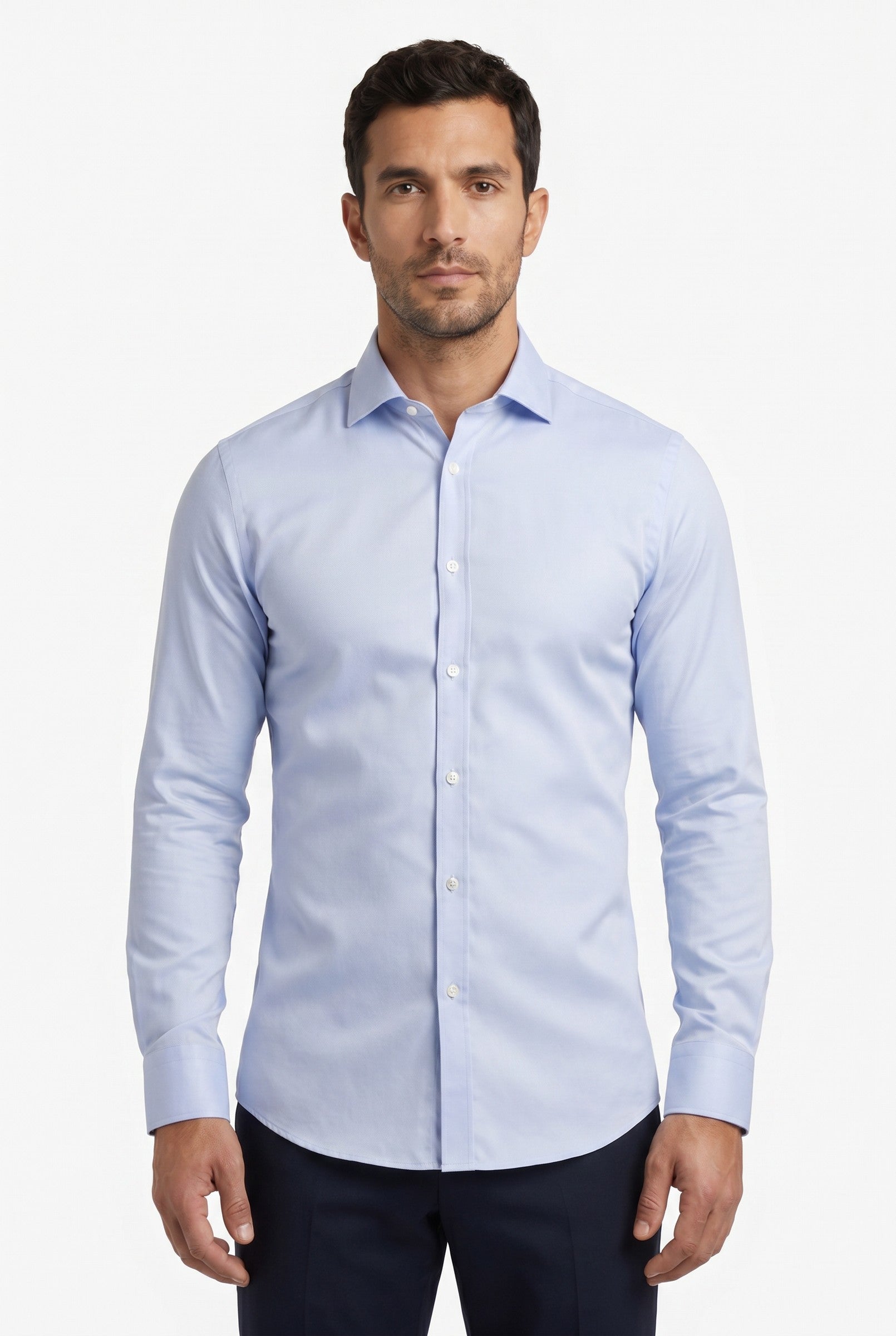 Men's Performance Slim-Fit Dress Shirt | Blackstone London