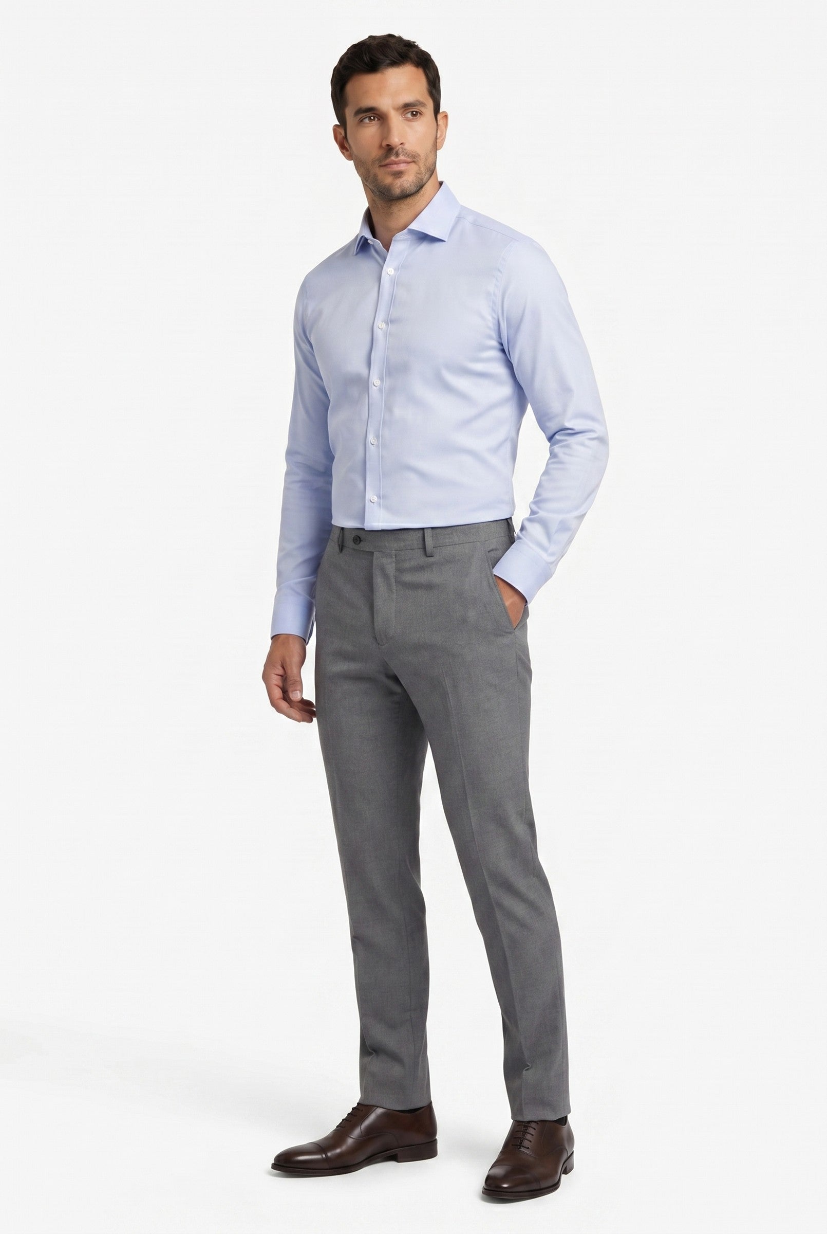 Men's Performance Slim-Fit Dress Shirt | Blackstone London
