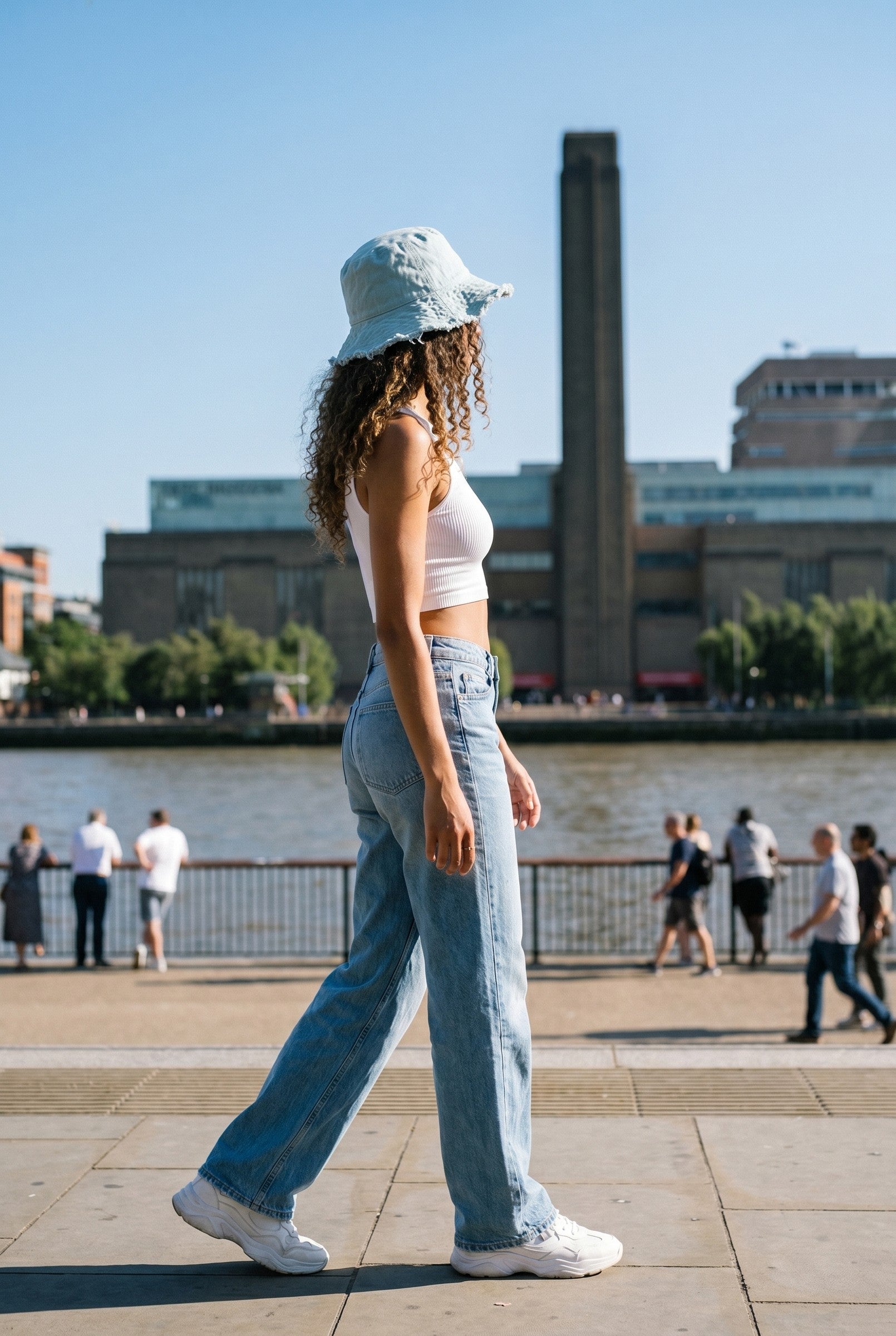 Men's Distressed Bucket Hat | Blackstone London