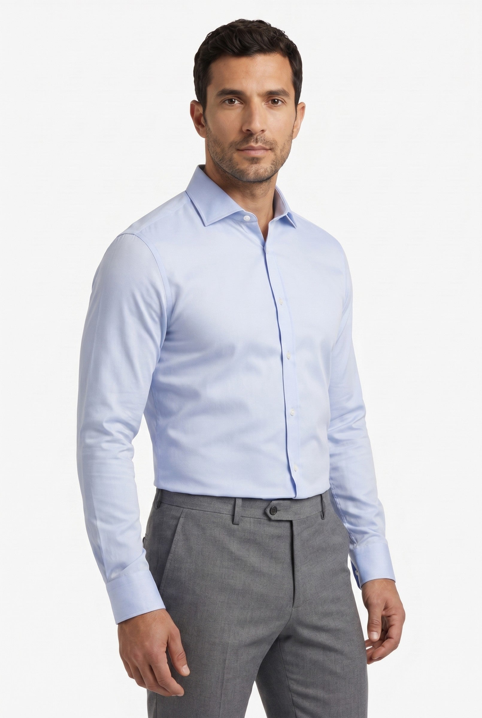 Men's Performance Slim-Fit Dress Shirt | Blackstone London