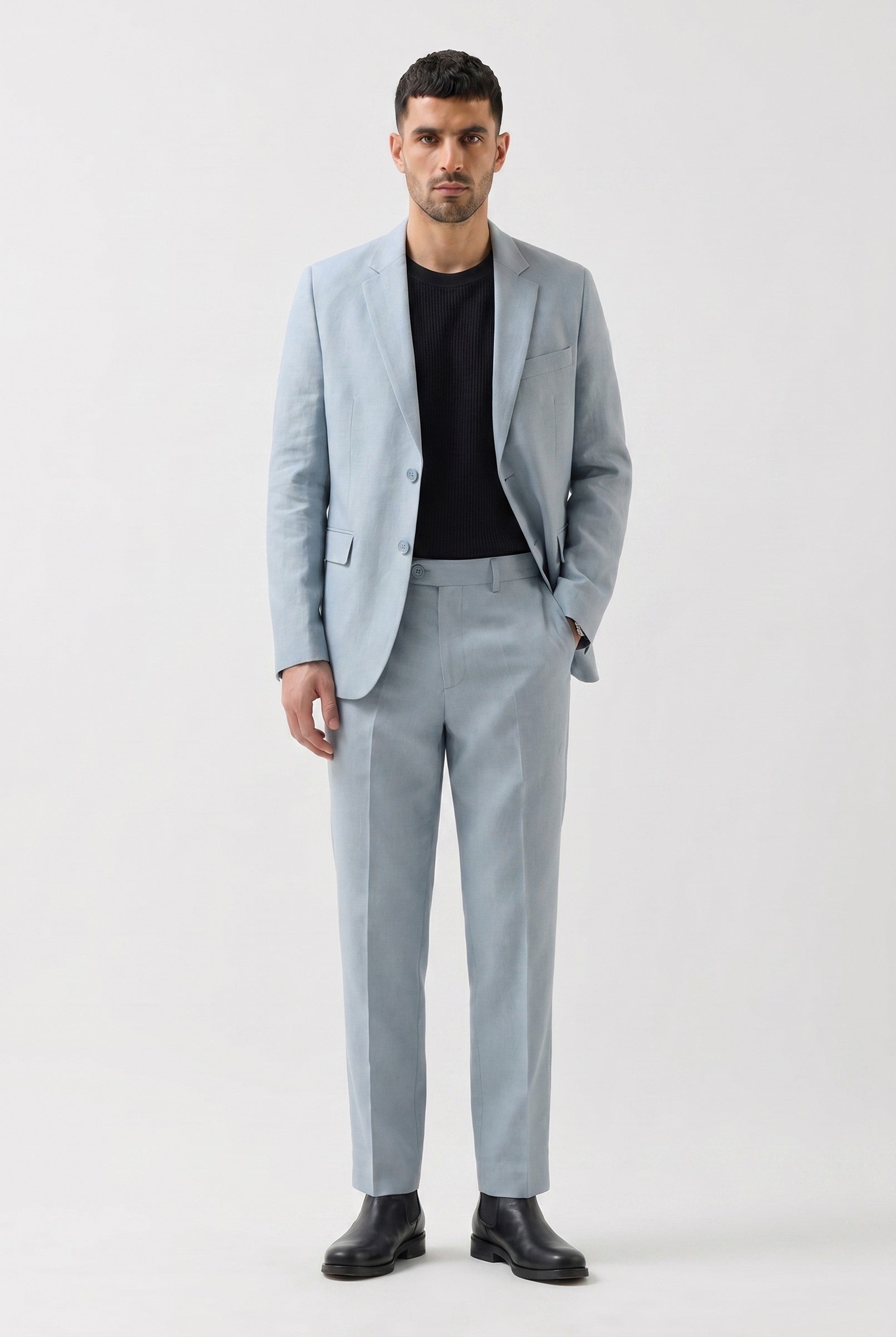 Men's Linen Tailored Blazer | Blackstone London