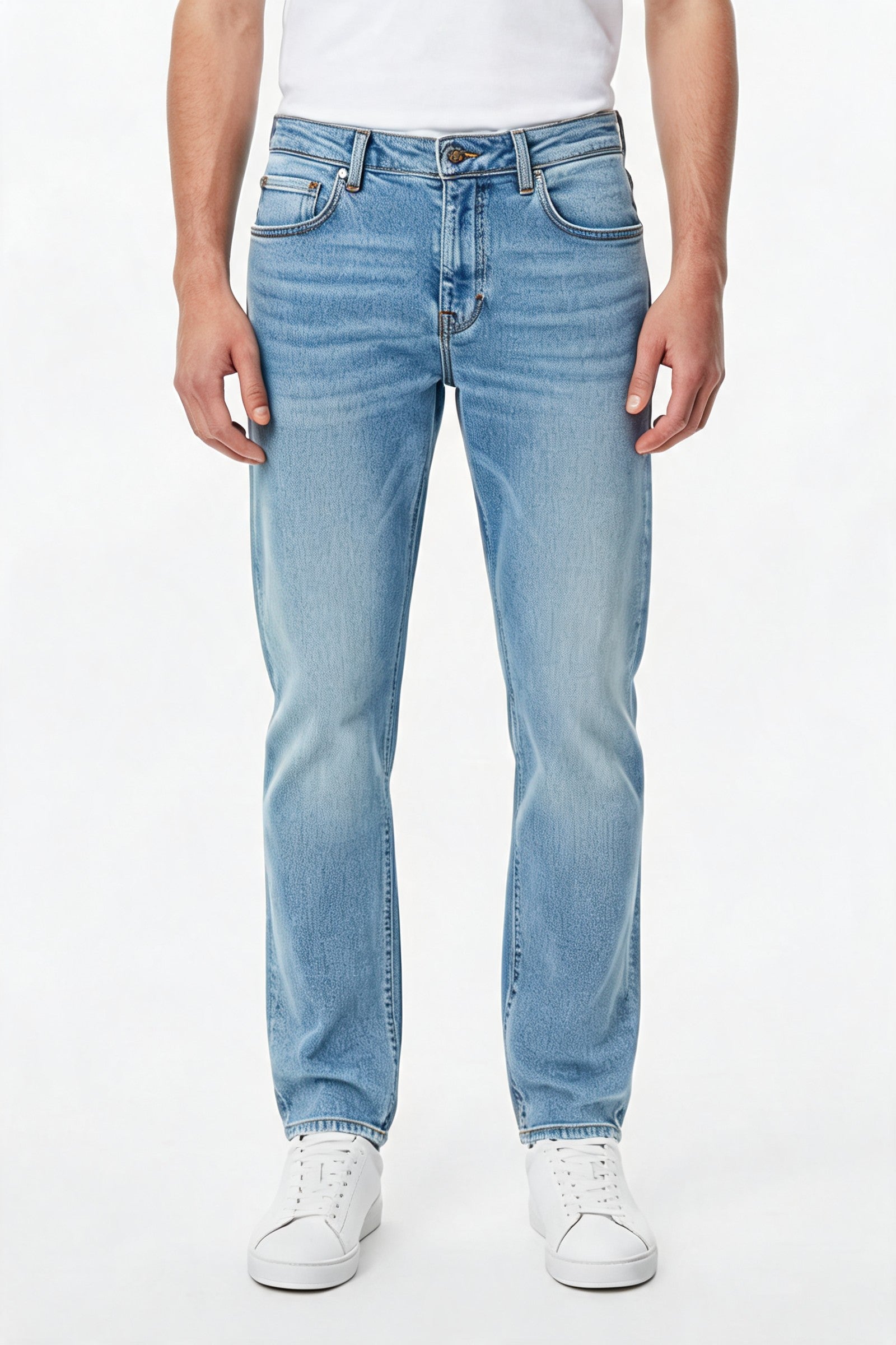 Men's Straight Leg Denim Jeans | Blackstone London