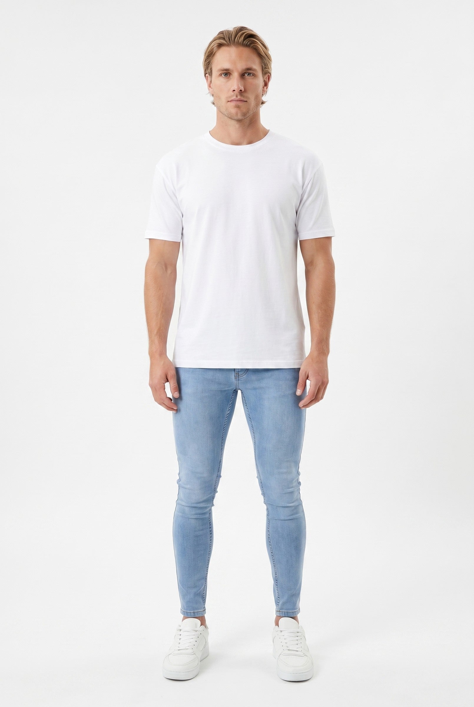 Men's Non-Rip Skinny Stretch Jeans | Blackstone London