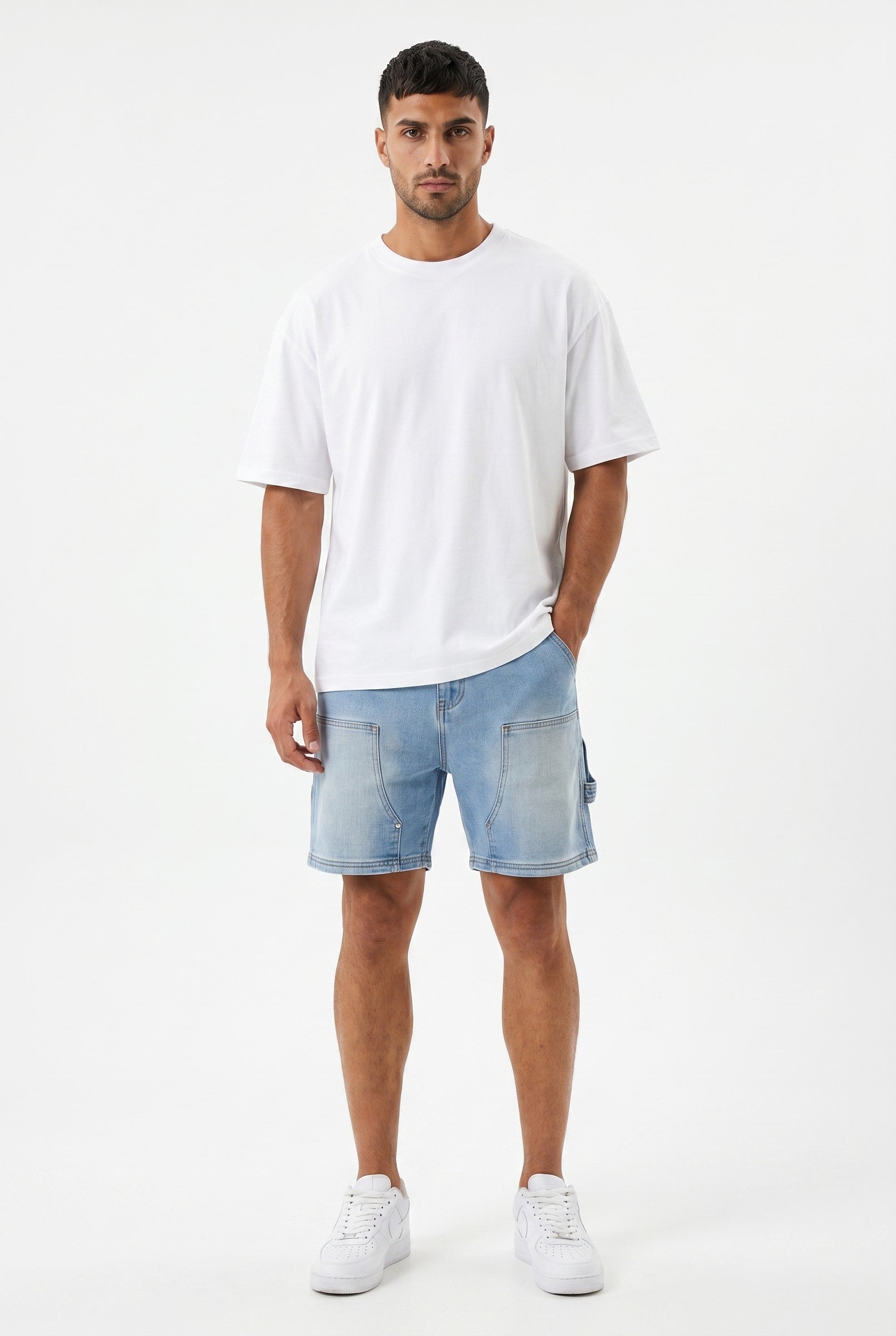 Men's Carpenter Denim Shorts | Blackstone London