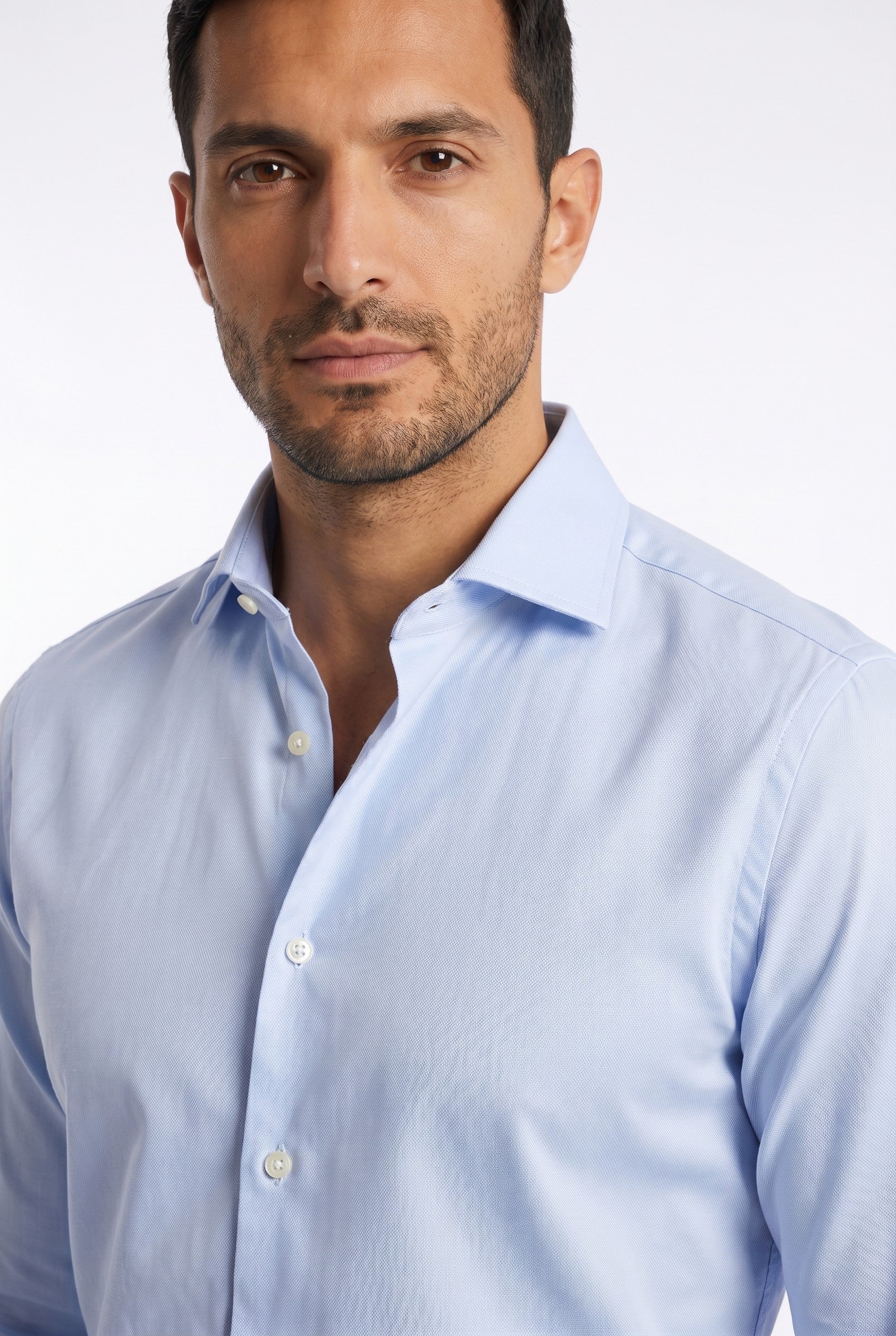 Men's Slim Pinpoint Dress Shirt | Blackstone London