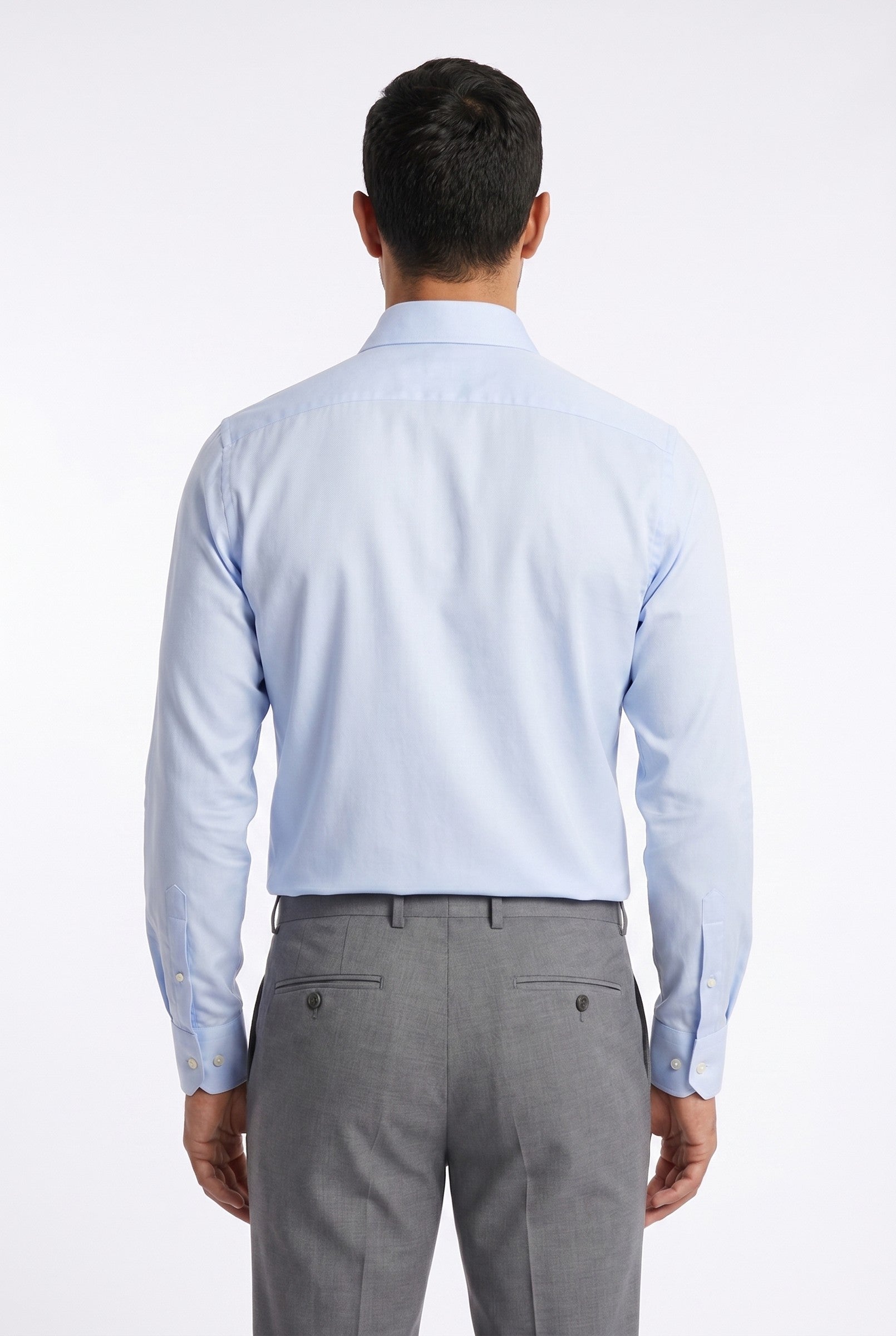 Men's Slim Pinpoint Dress Shirt | Blackstone London