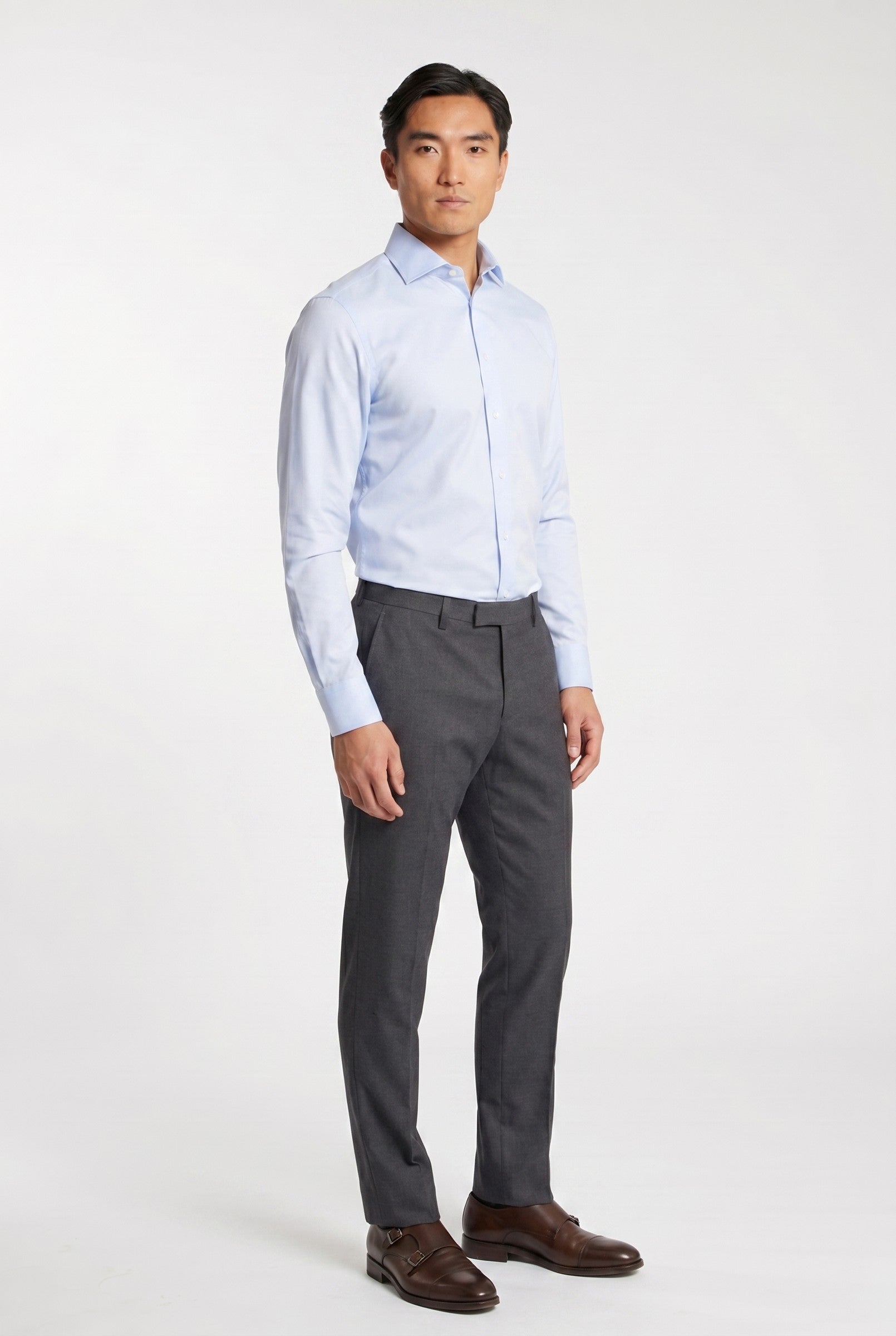 Men's Non-Iron Twill Dress Shirt | Blackstone London