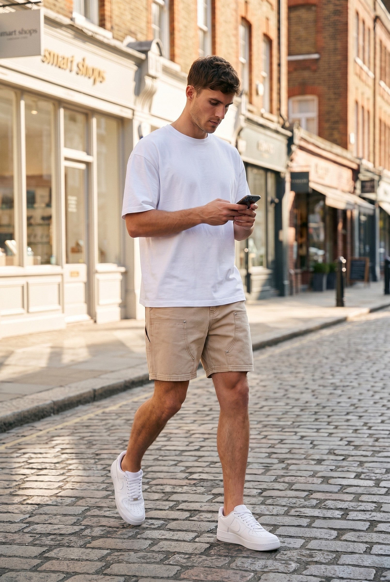 Men's Carpenter Denim Shorts | Blackstone London