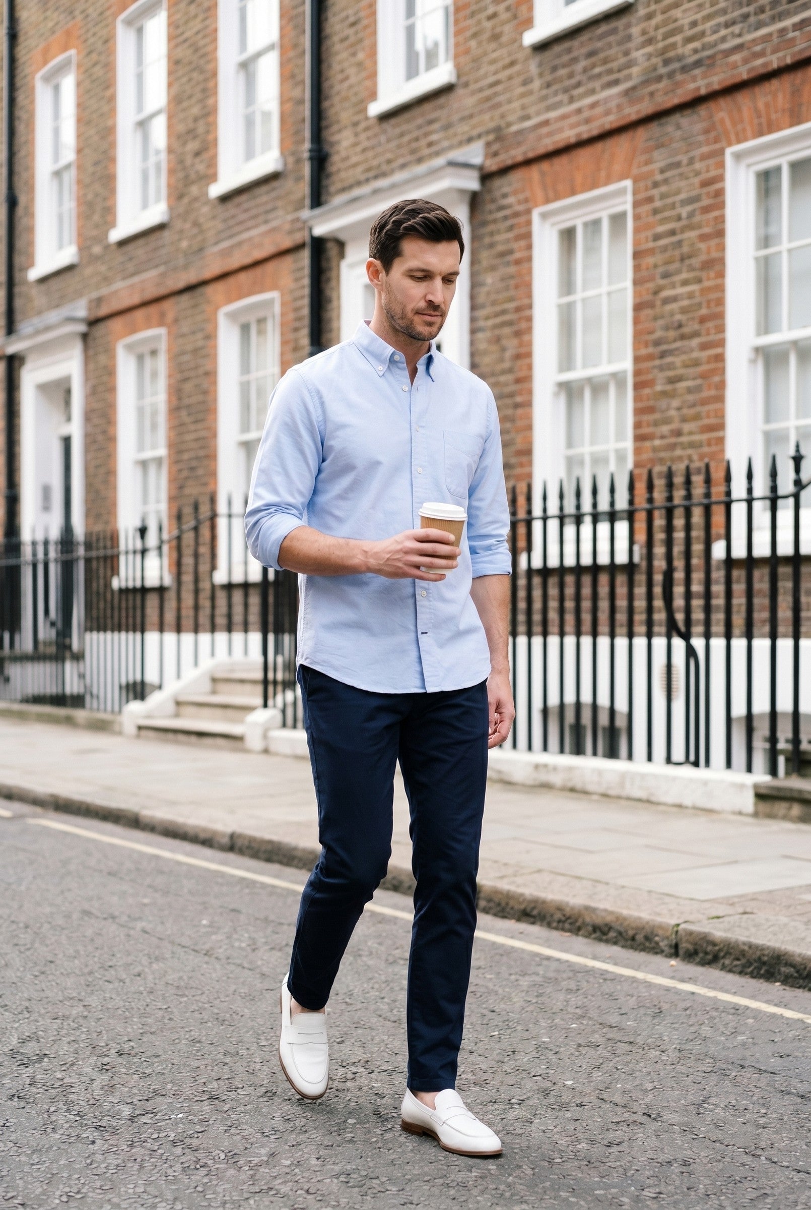 Men's Oxford Button-Down Shirt | Blackstone London