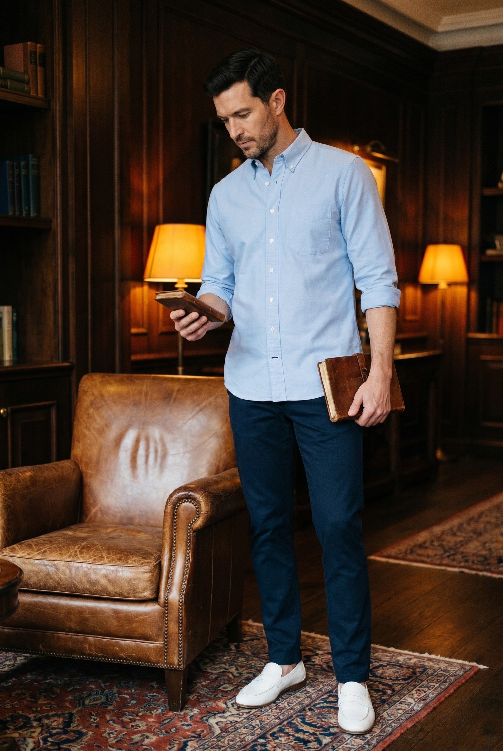 Men's Oxford Button-Down Shirt | Blackstone London