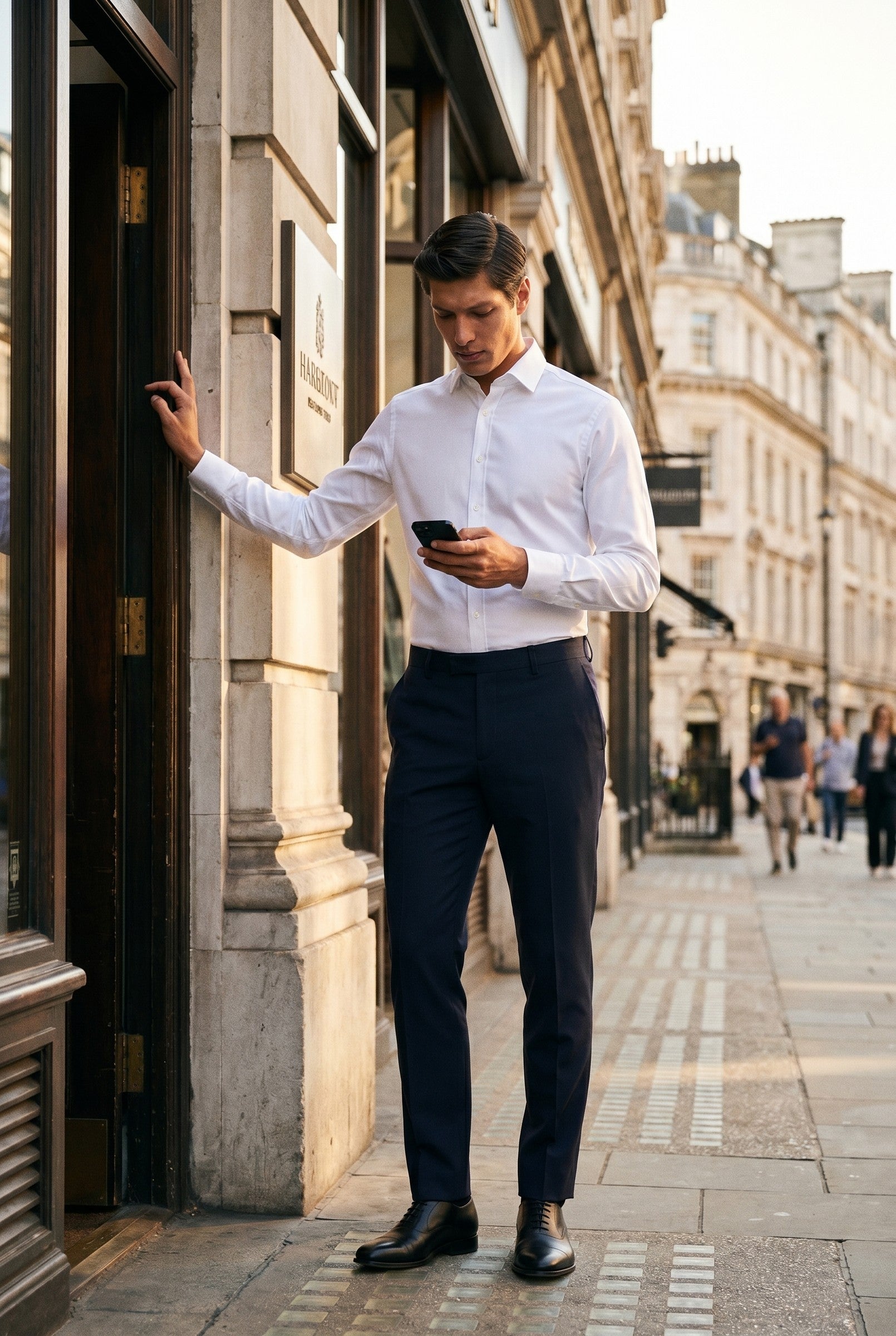Men's Non-Iron Twill Dress Shirt | Blackstone London