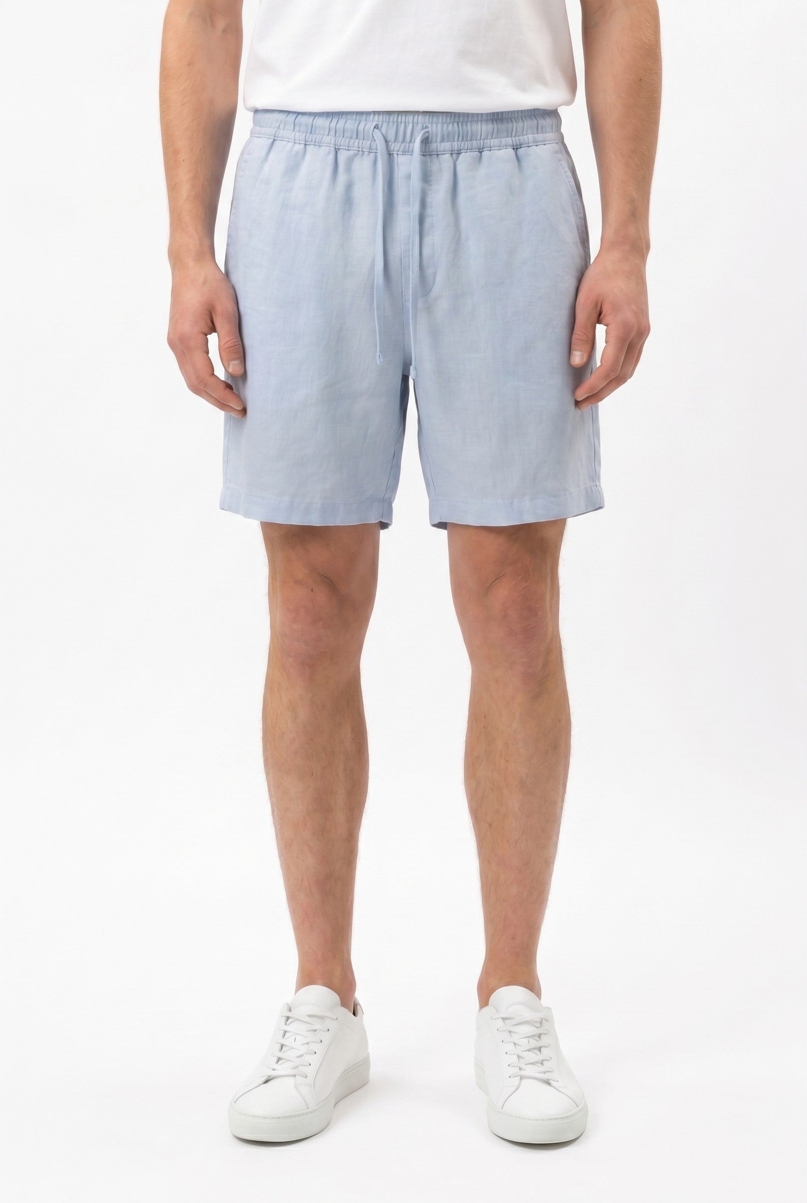 Men's Linen Drawstring Shorts | Blackstone London