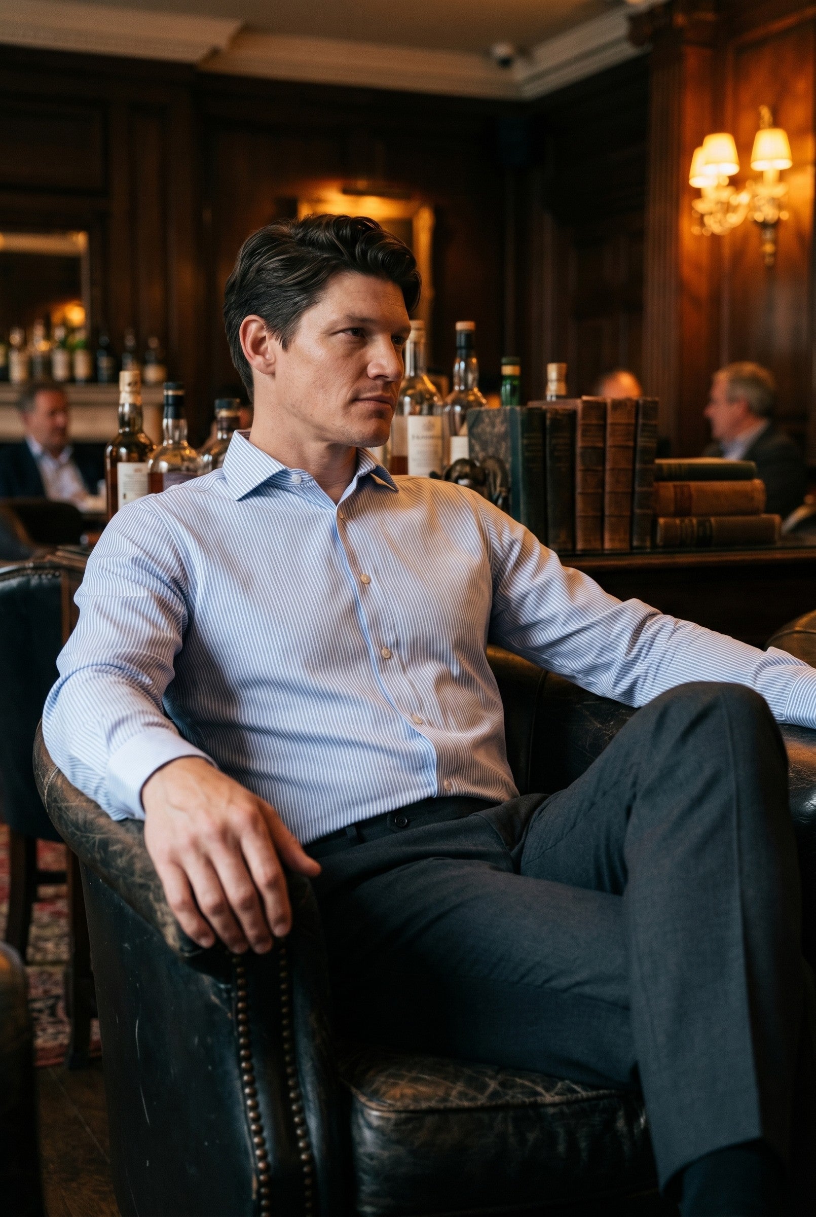 Men's Non-Iron Twill Dress Shirt | Blackstone London