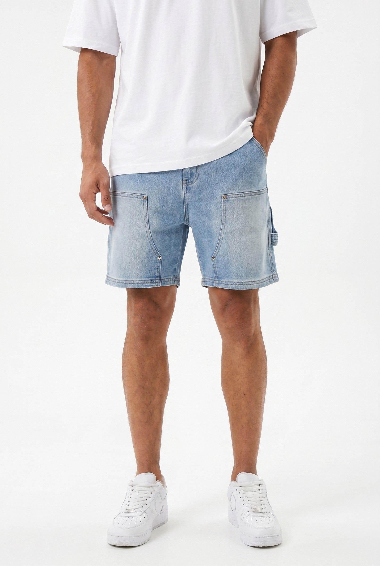 Men's Carpenter Denim Shorts | Blackstone London