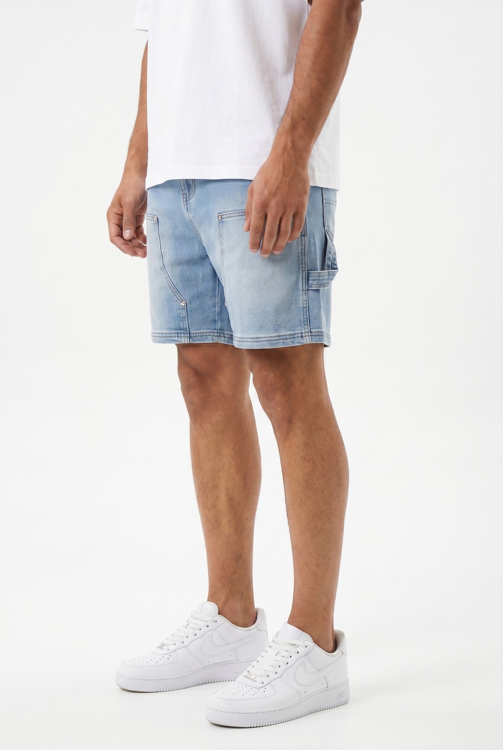 Men's Carpenter Denim Shorts | Blackstone London