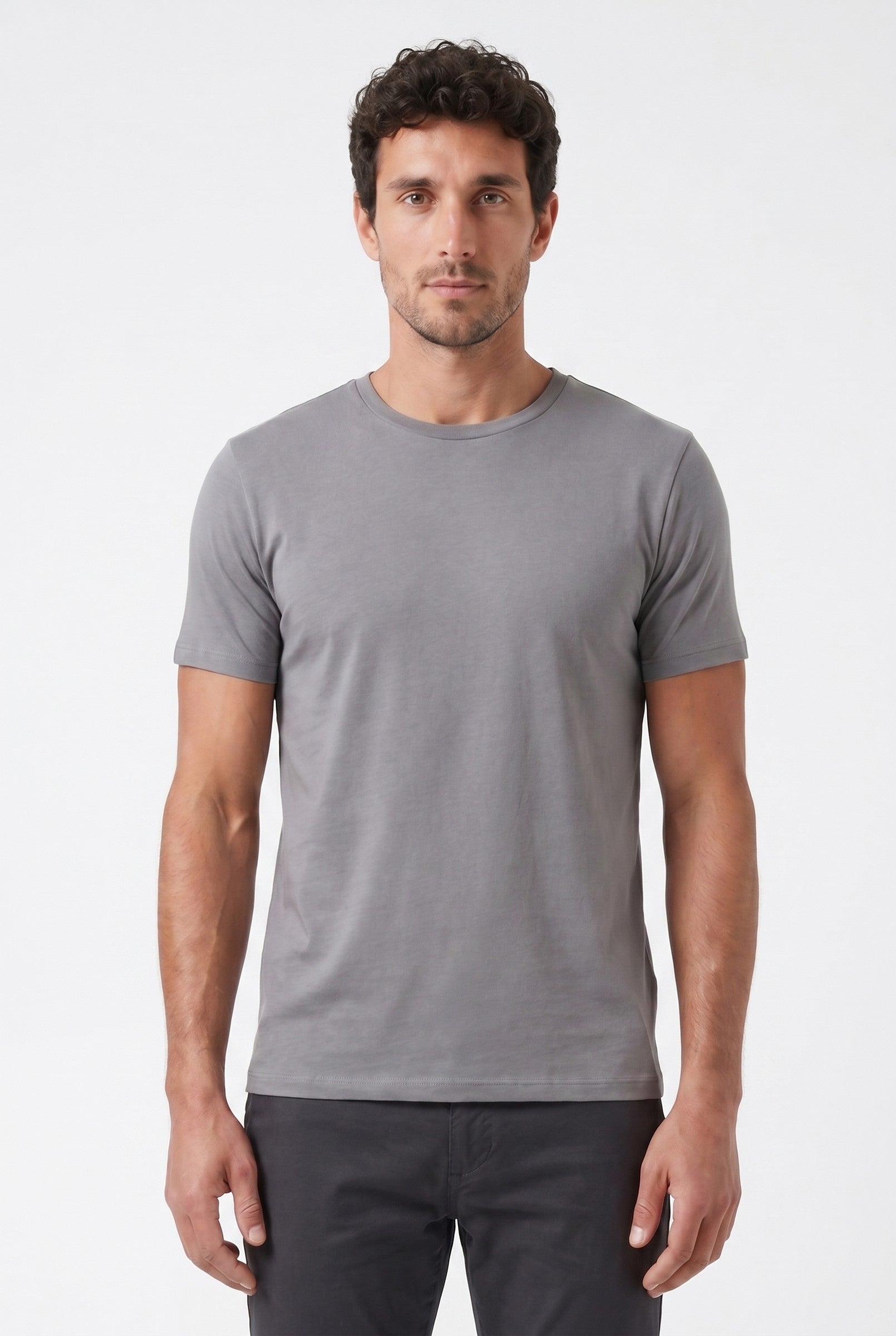 Men's Essential Slim Fit Cotton Stretch T-Shirt | Blackstone London