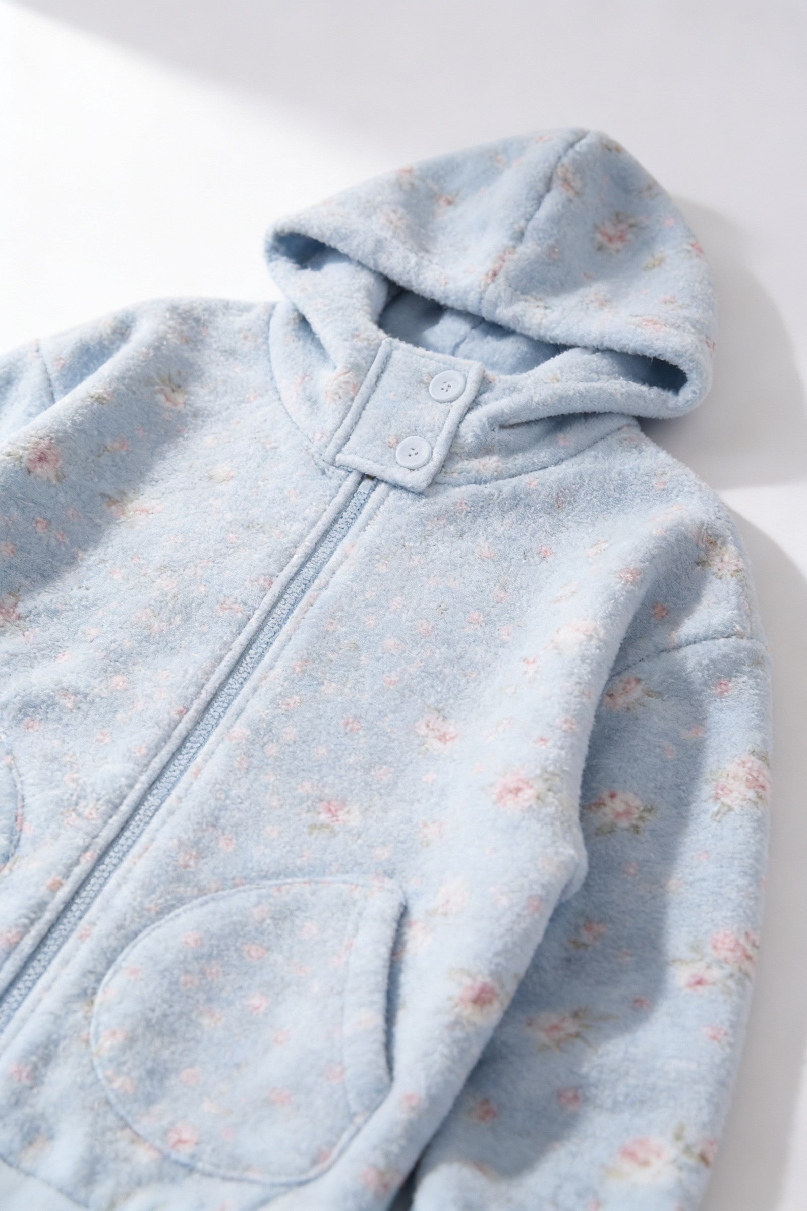 Women's Oversized Floral Hooded Sweatshirt | Blackstone London