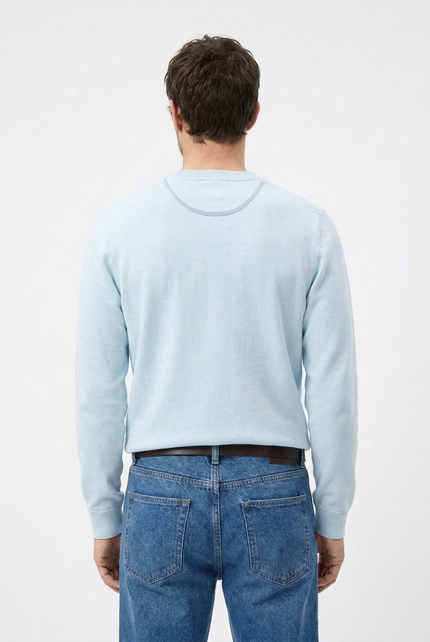 Men's Loopback Crewneck Sweatshirt | Blackstone London