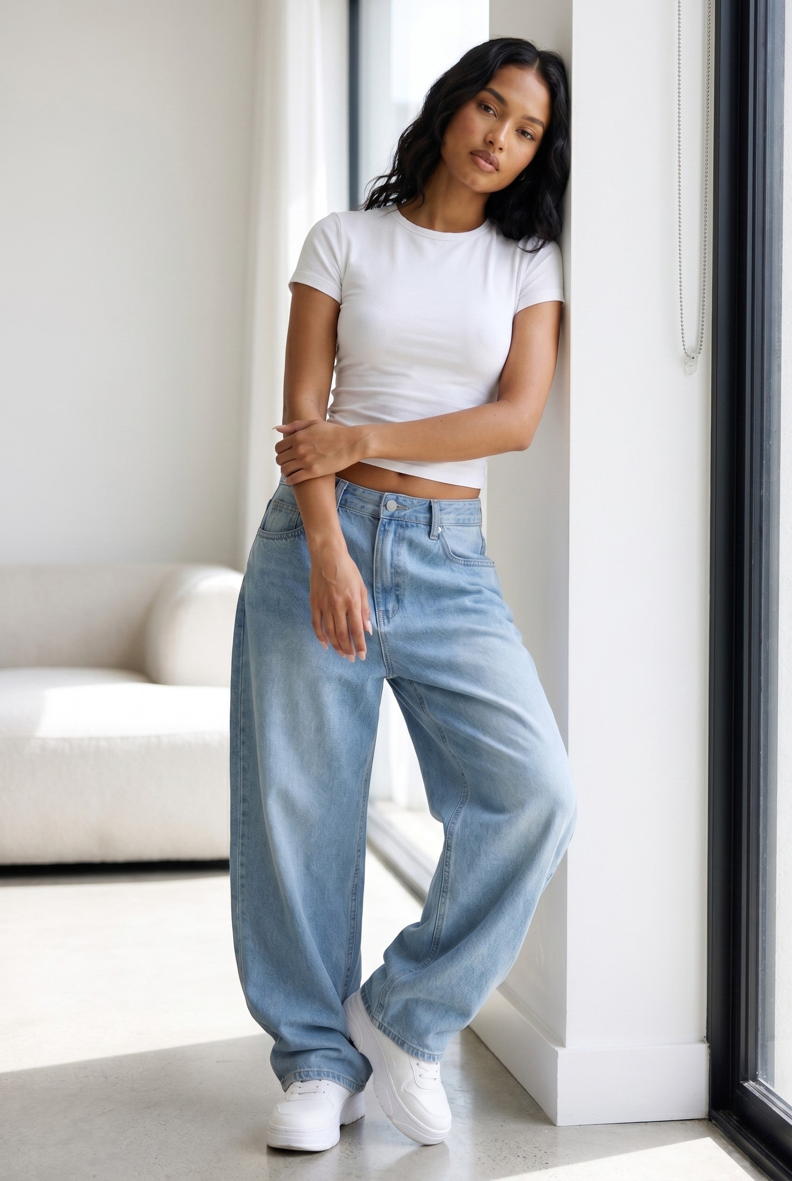 Women's Wide Leg Jeans | Blackstone London