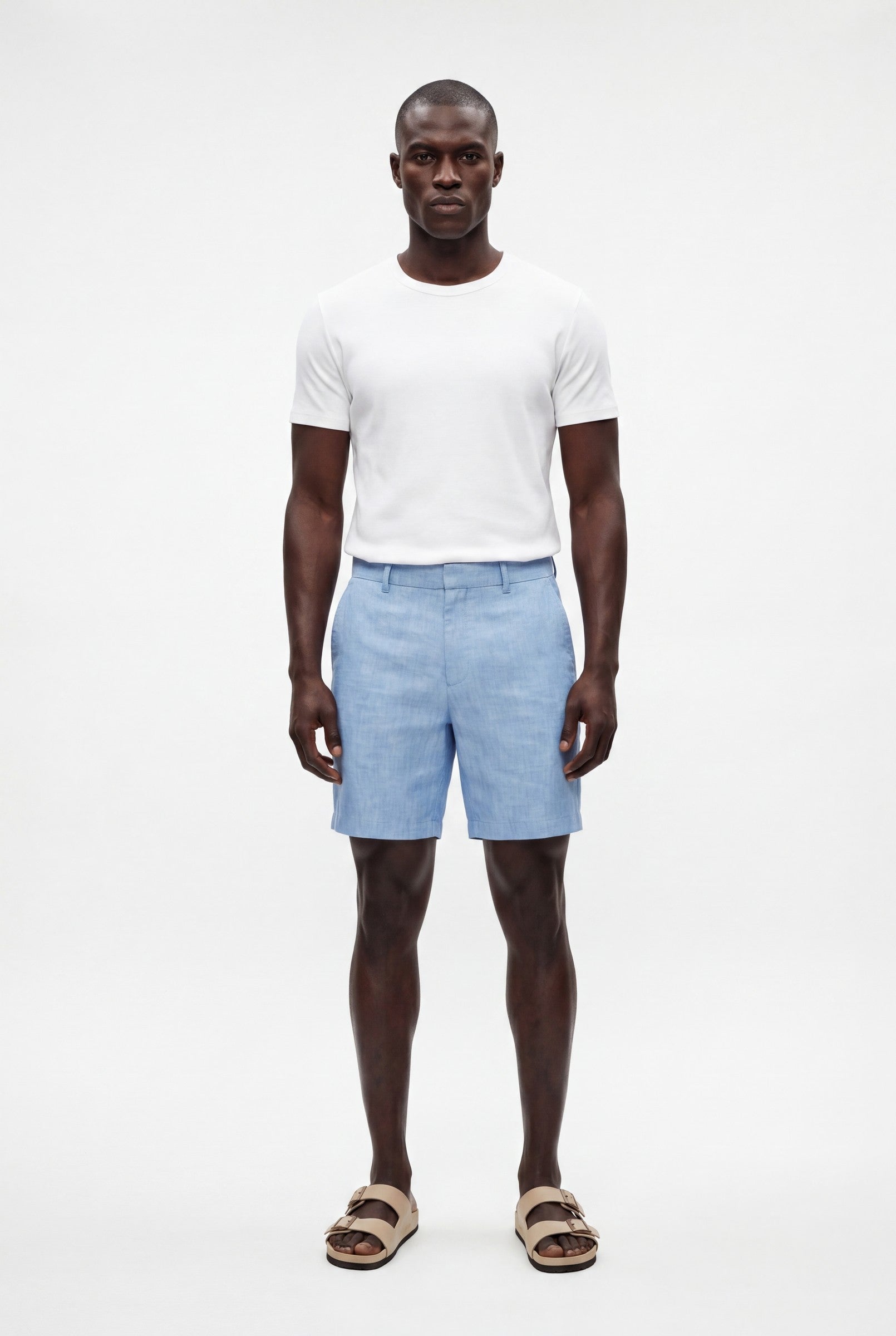 Men's Linen Tailored Shorts | Blackstone London