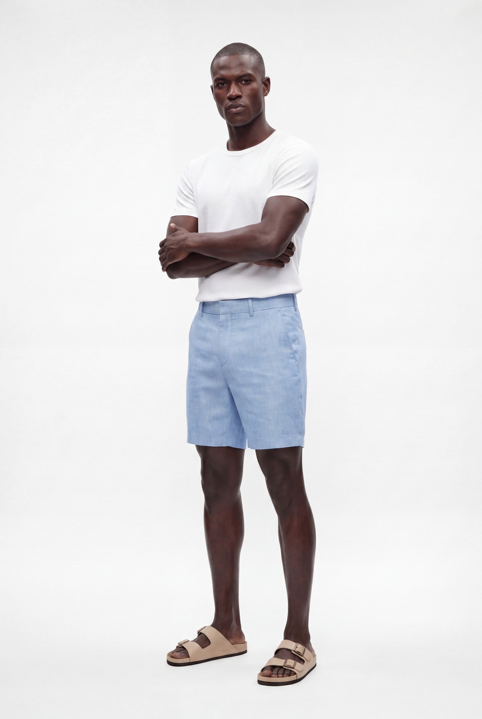 Men's Linen Tailored Shorts | Blackstone London