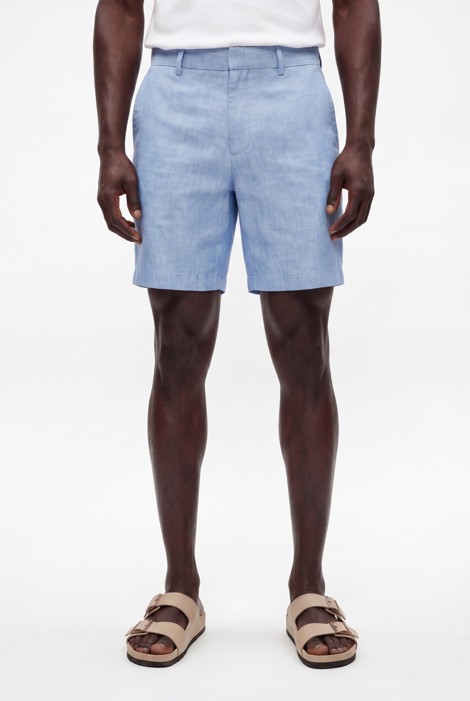 Men's Linen Tailored Shorts | Blackstone London