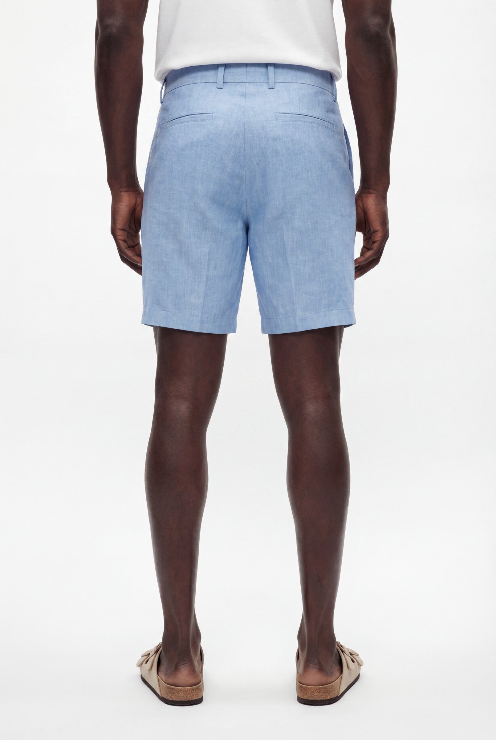 Men's Linen Tailored Shorts | Blackstone London