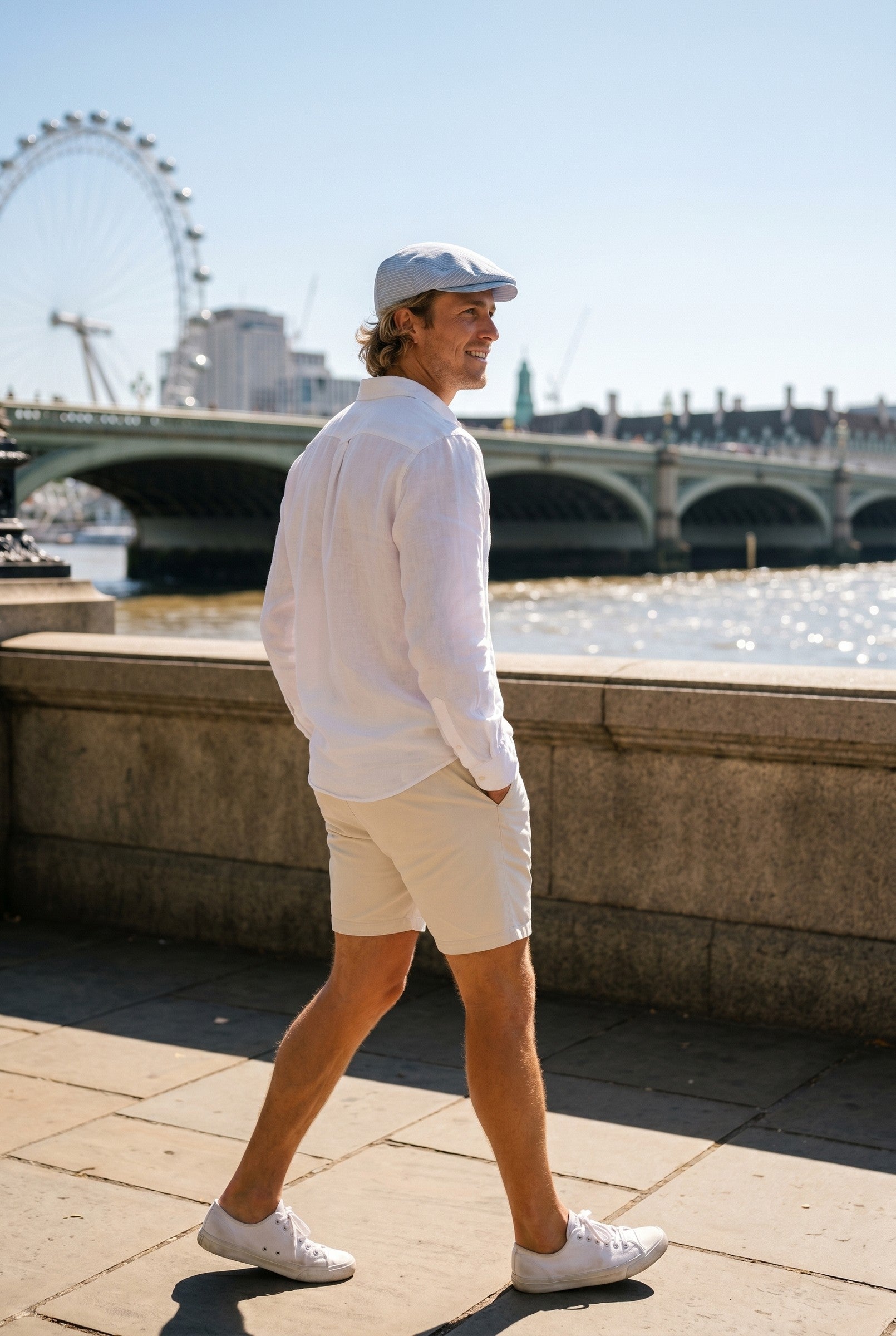Men's Heritage Flat Cap | Blackstone London