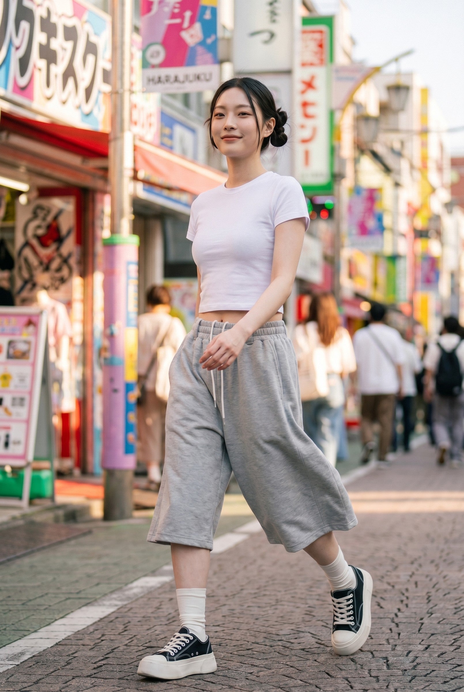 Women's Pleated Baggy Sweat Shorts | Blackstone London