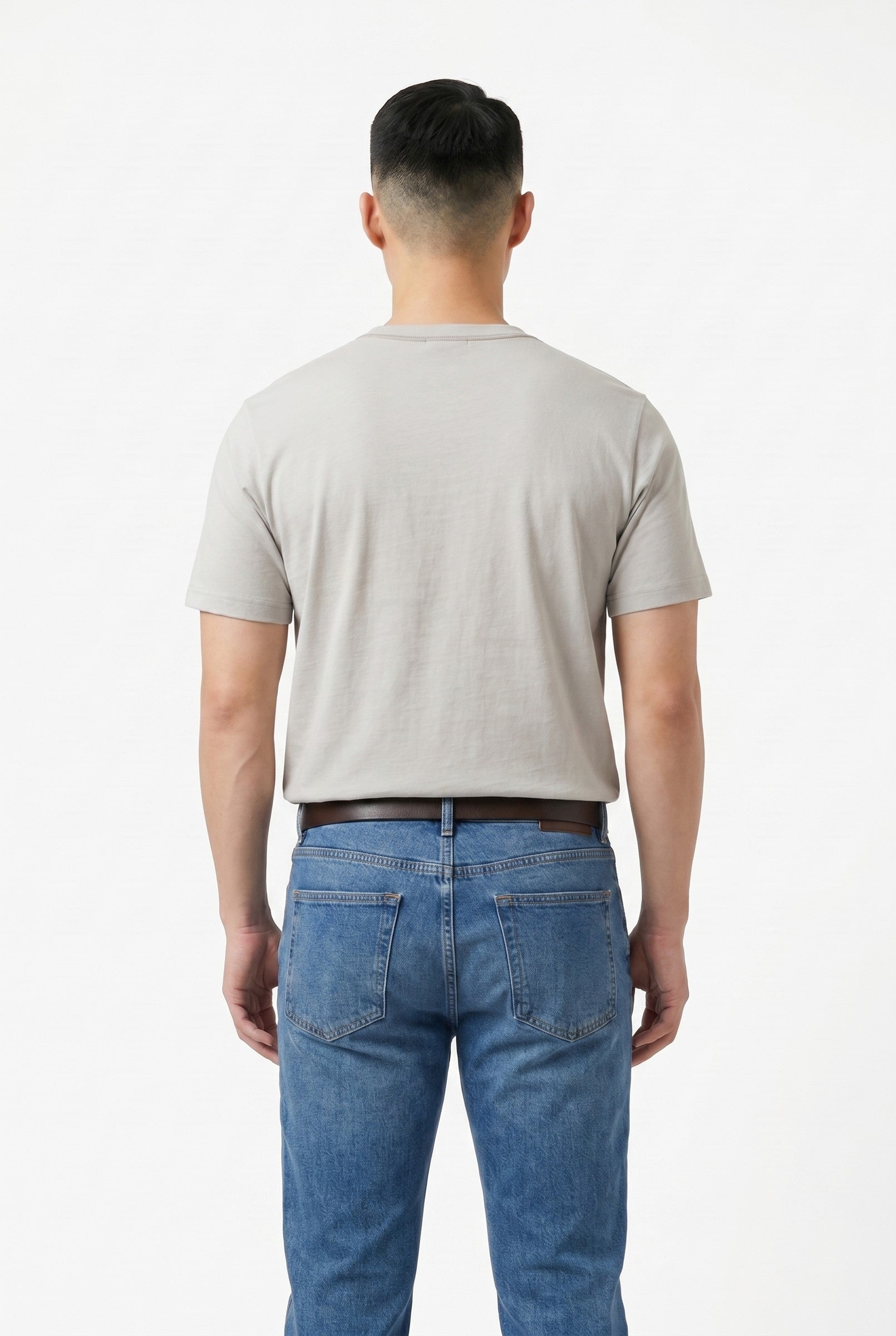 Men's Midweight Cotton Crew Neck T-Shirt | Blackstone London