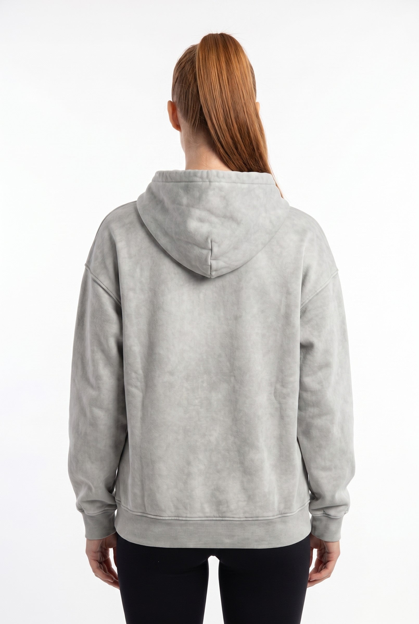 Women's Acid Wash Zip Hoodie | Blackstone London