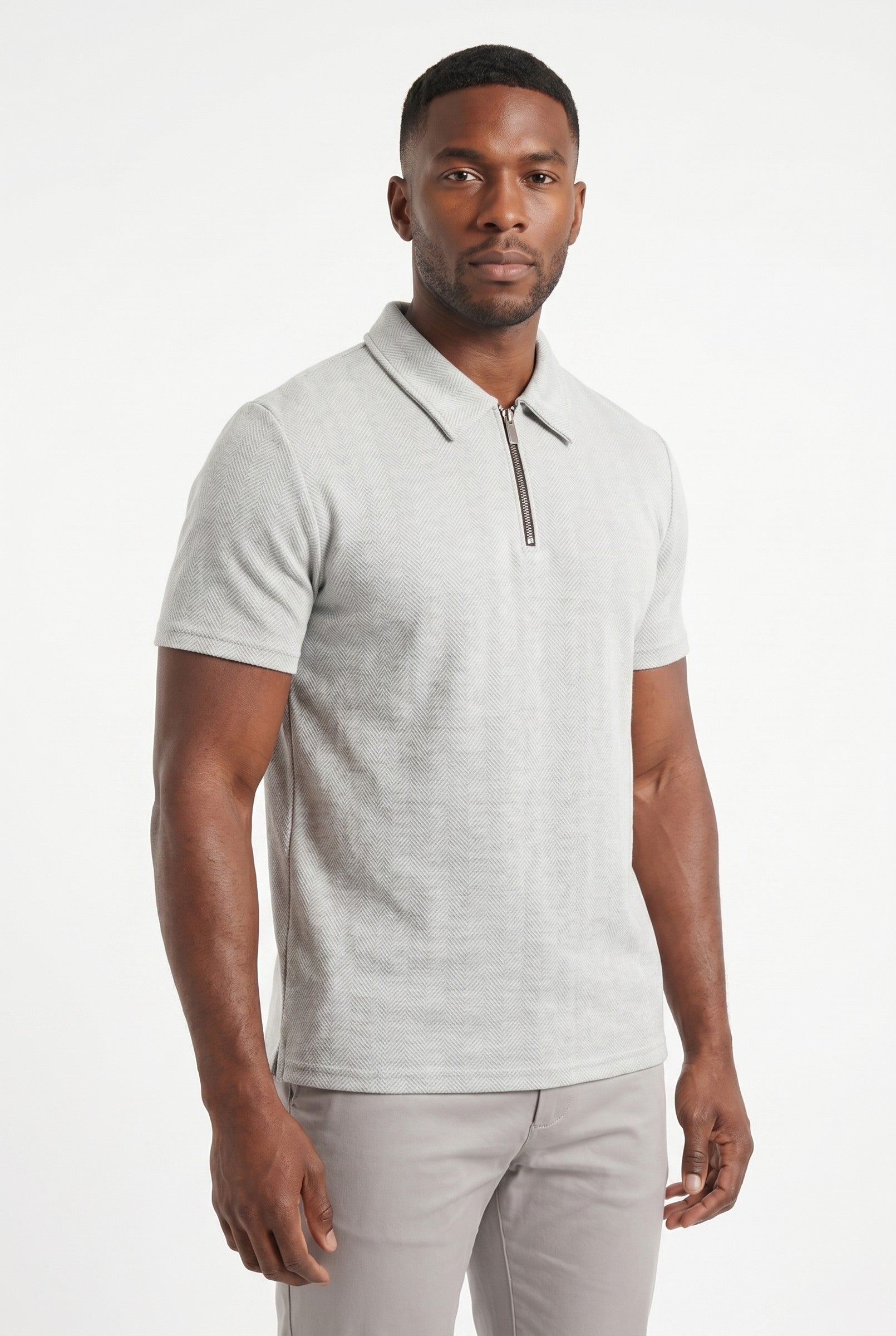 Men's Zig Zag Polo | Blackstone London