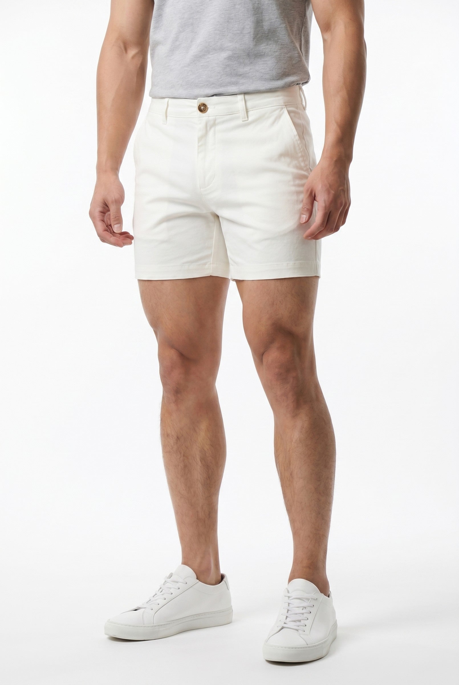 Men's Muscle Fit Chino Shorts | Blackstone London