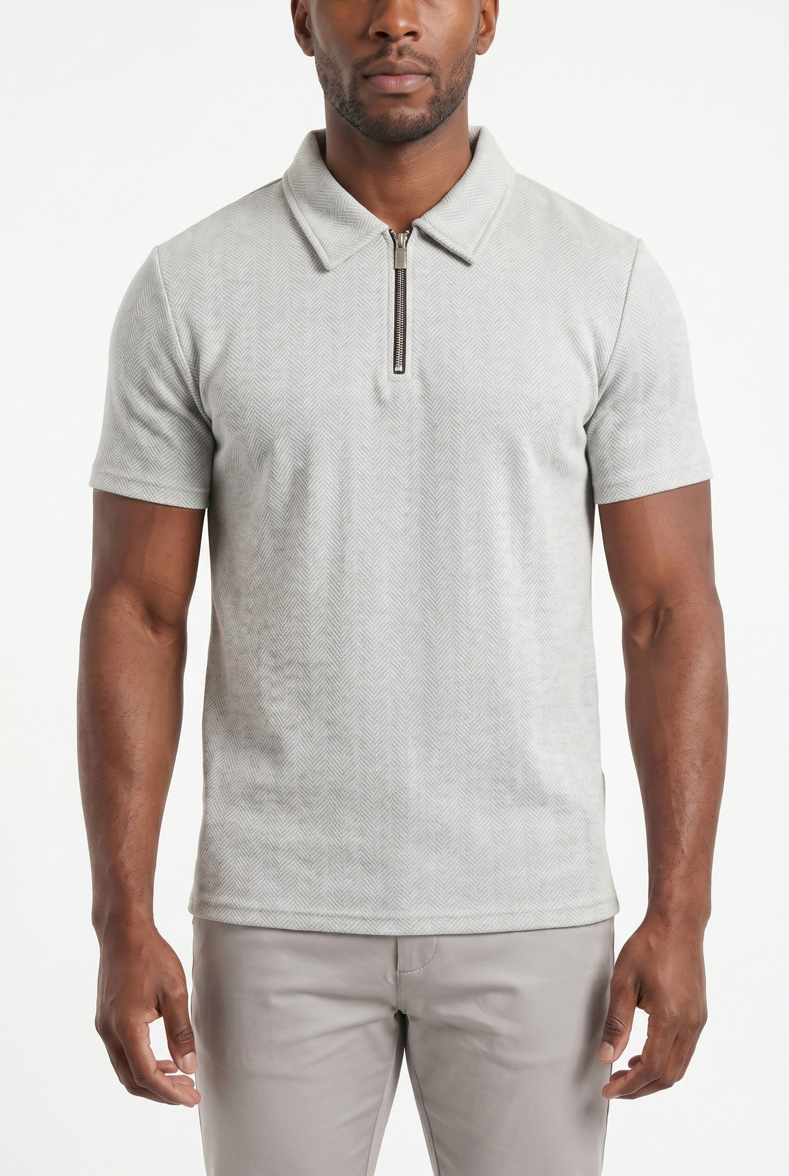 Men's Zig Zag Polo | Blackstone London