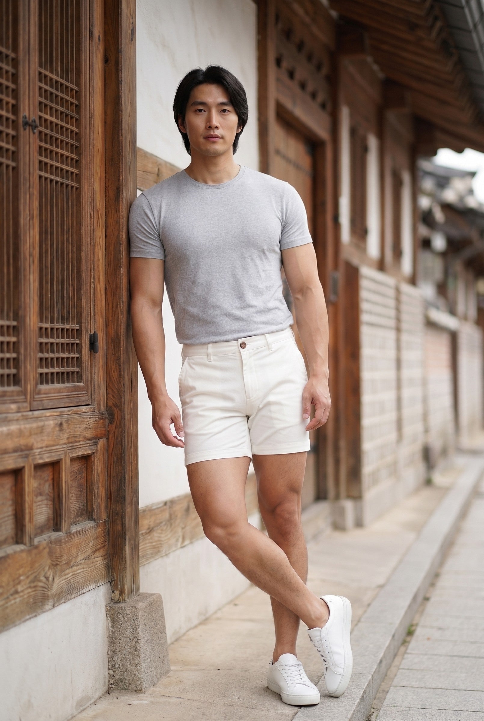 Men's Muscle Fit Chino Shorts | Blackstone London