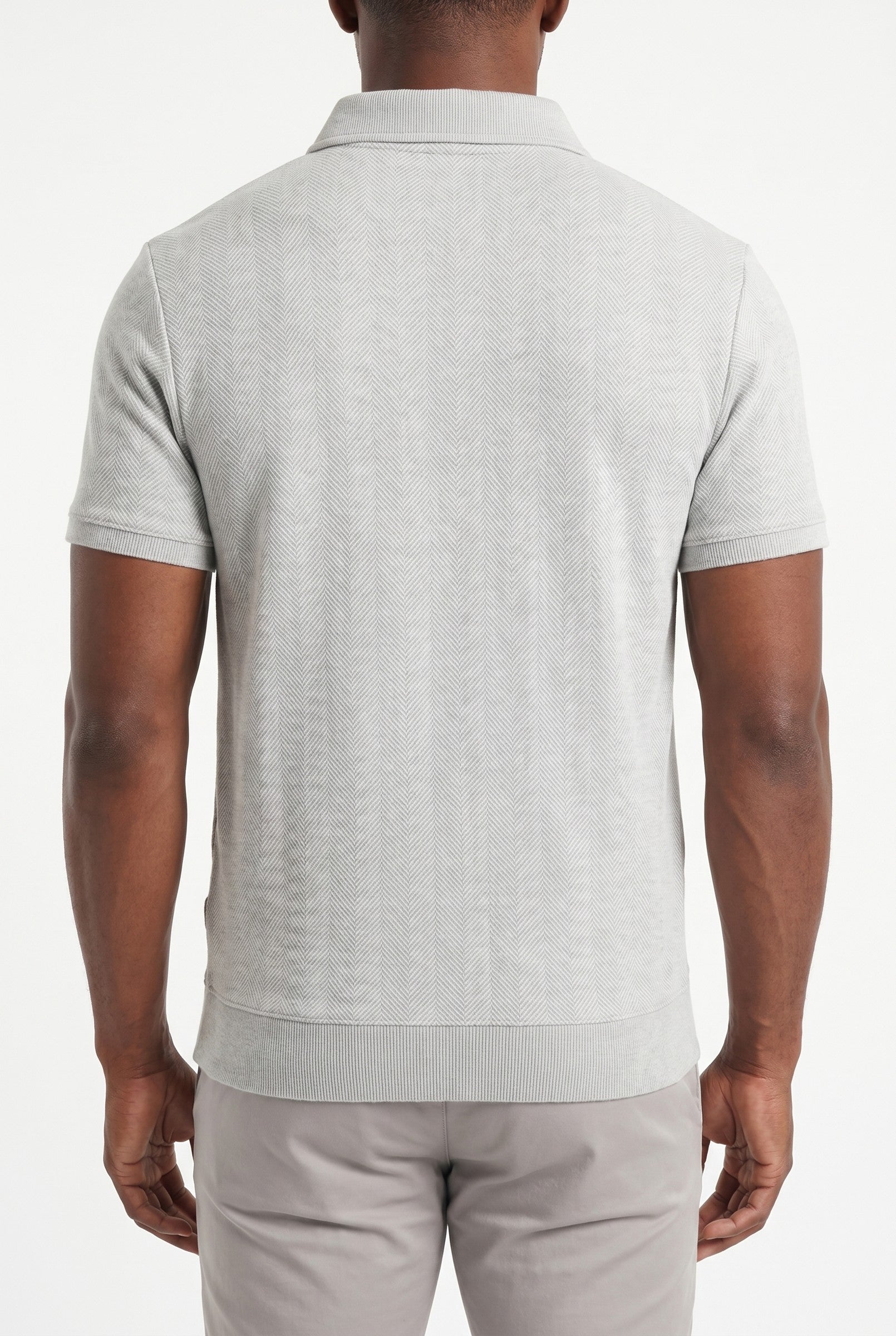 Men's Zig Zag Polo | Blackstone London