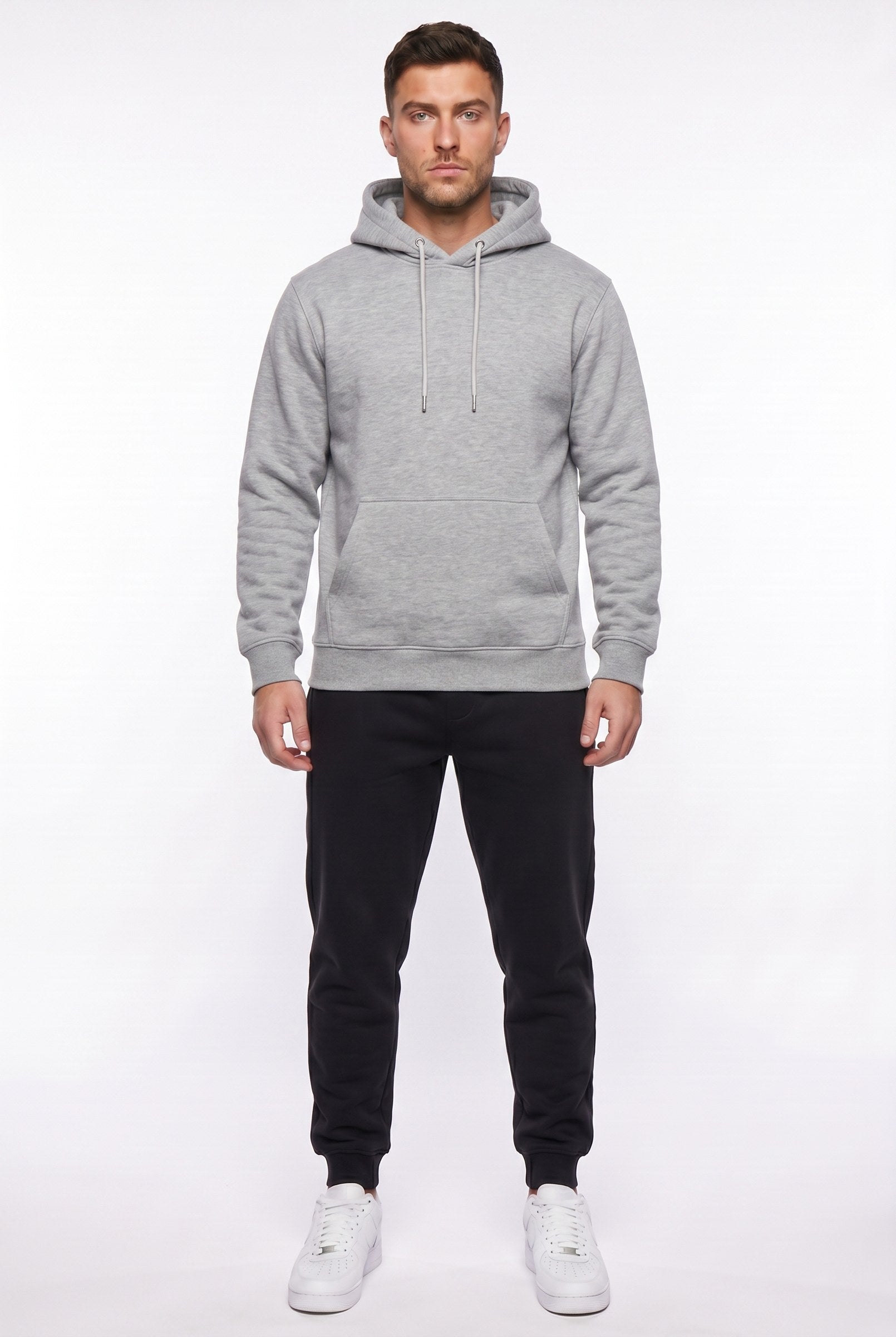 Men's Fundamental Fleece Pullover Hoodie | Blackstone London