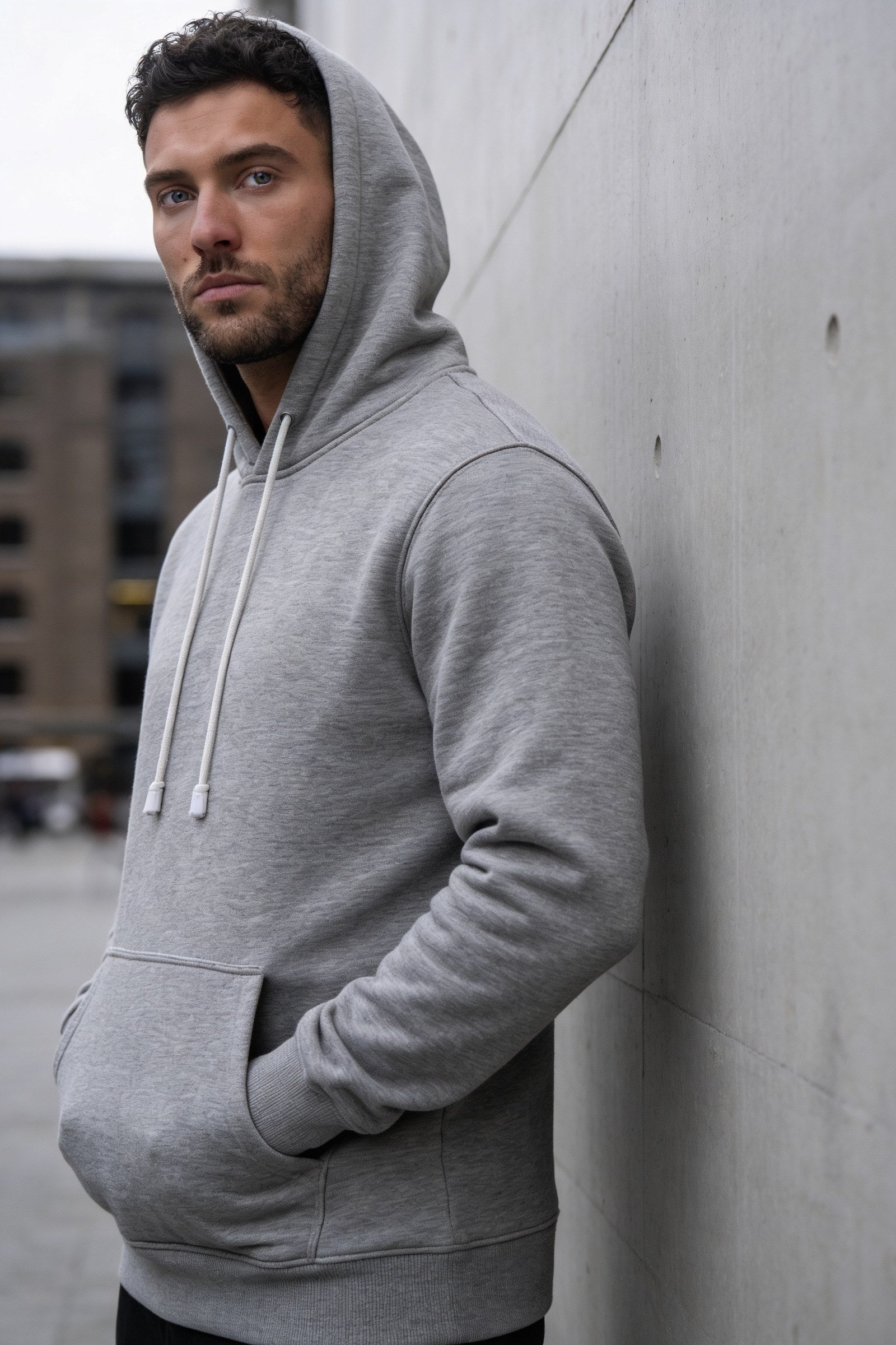 Men's Fundamental Fleece Pullover Hoodie | Blackstone London