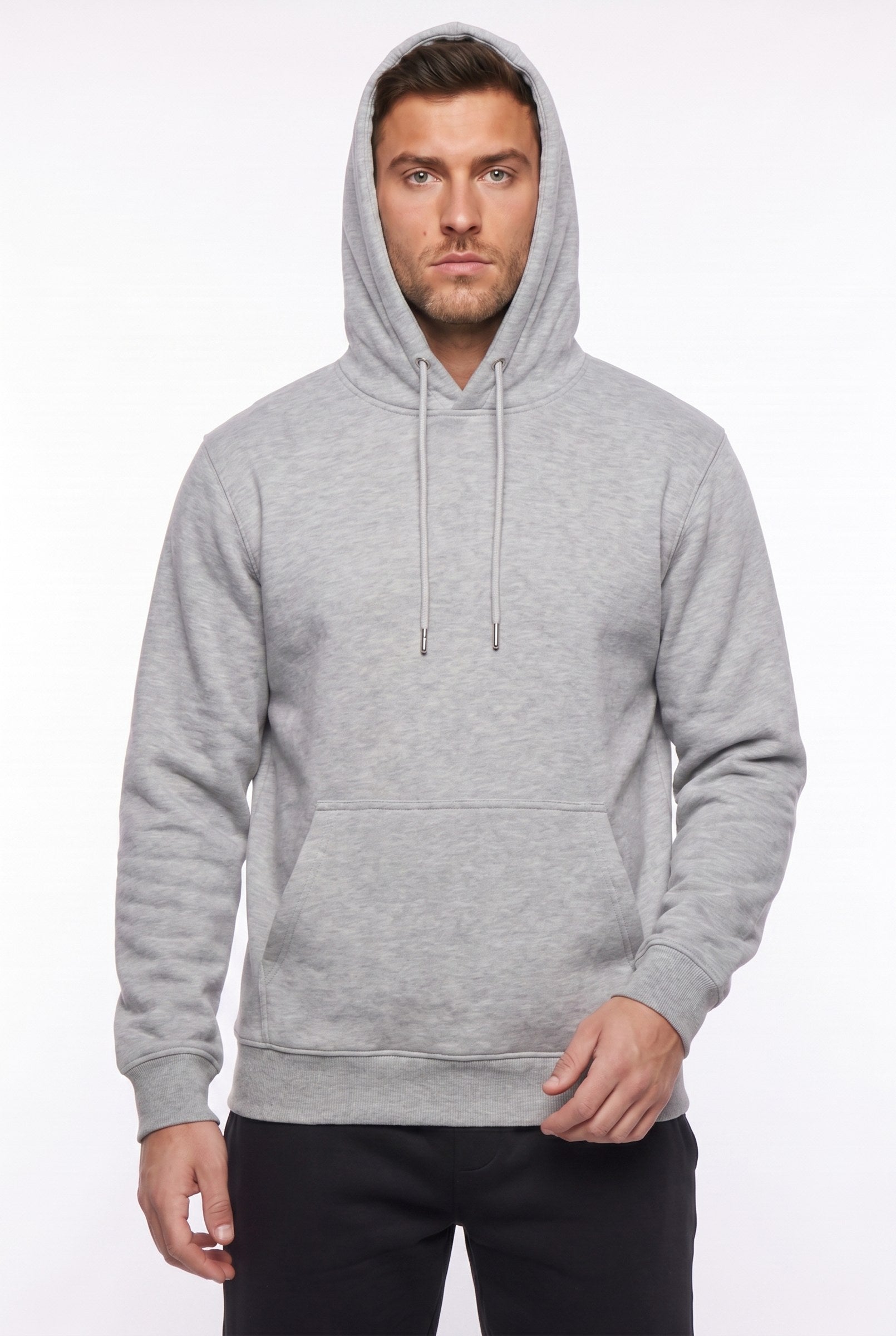 Men's Fundamental Fleece Pullover Hoodie | Blackstone London