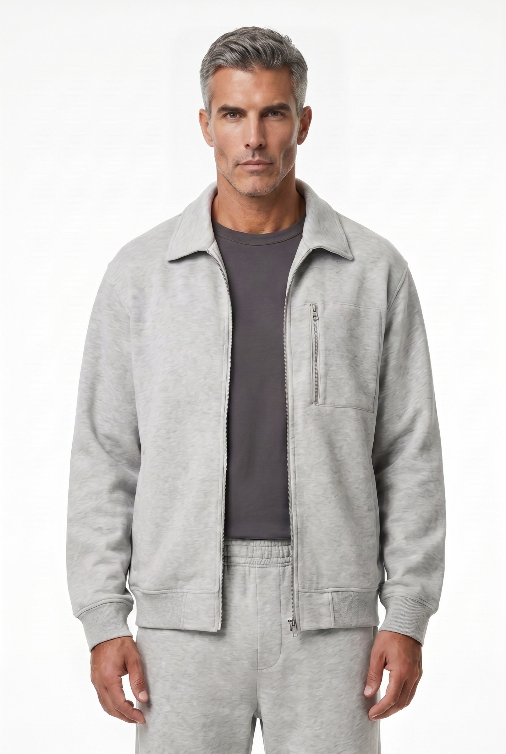 Men's Athleisure Zip Jacket & Joggers 2-Piece Set | Blackstone London