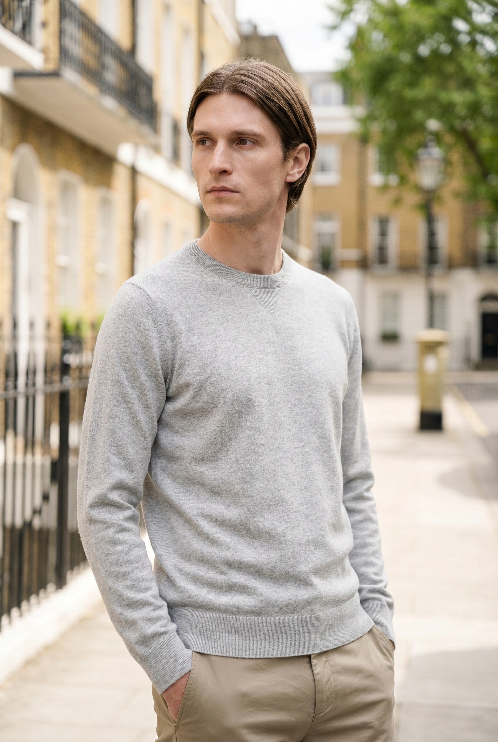 Men's Crew Neck Knit Sweater | Blackstone London