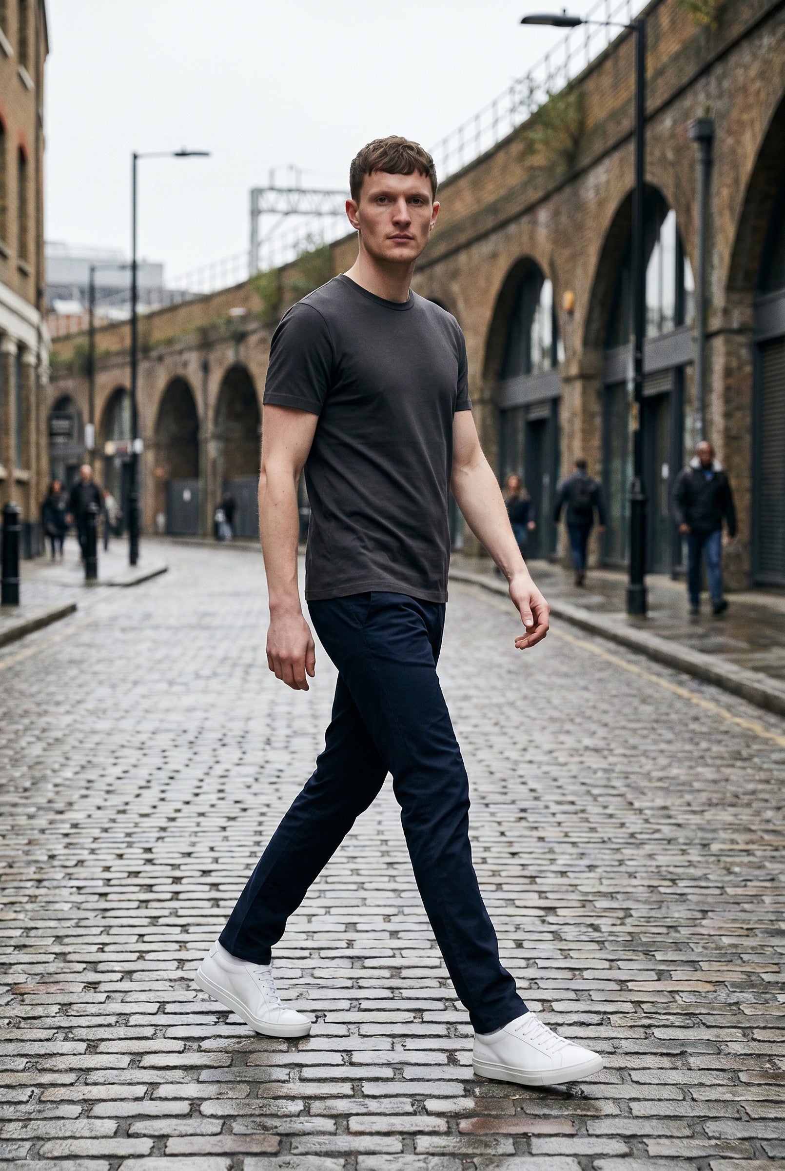 Men's Premium Cotton Crew Tee | Blackstone London