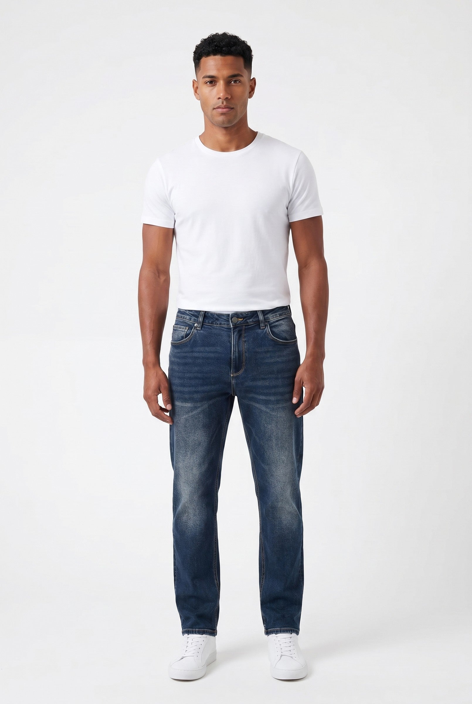 Men's Straight Leg Denim Jeans | Blackstone London