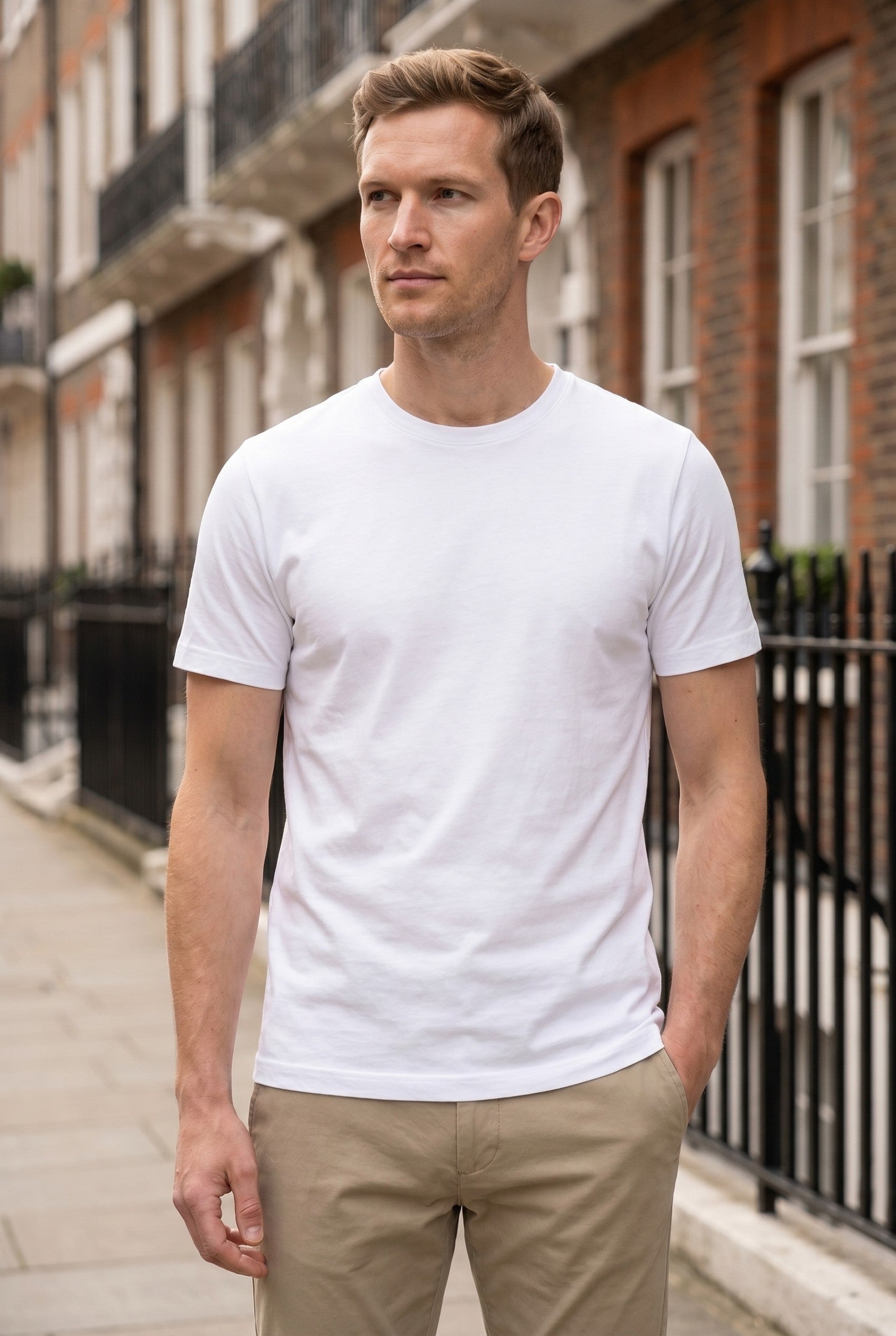 Men's Riviera Crew Neck T-Shirt | Blackstone London