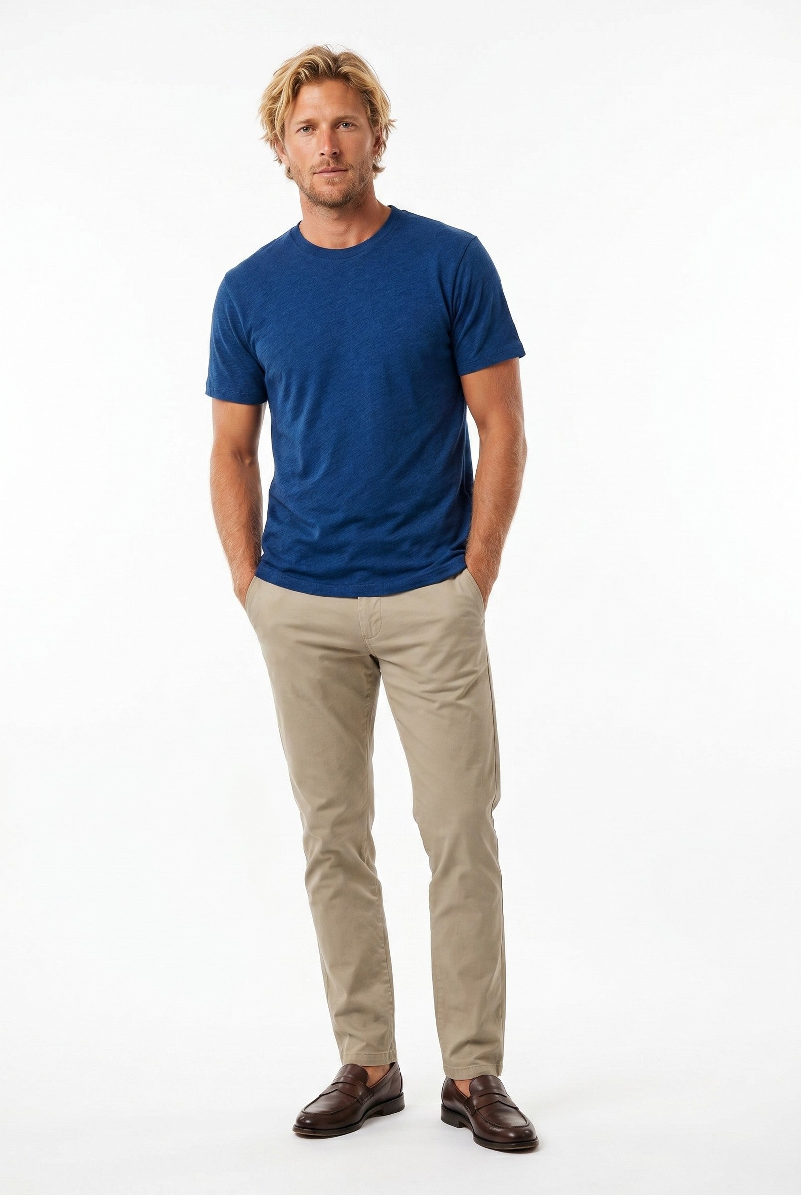 Men's Riviera Crew Neck T-Shirt | Blackstone London