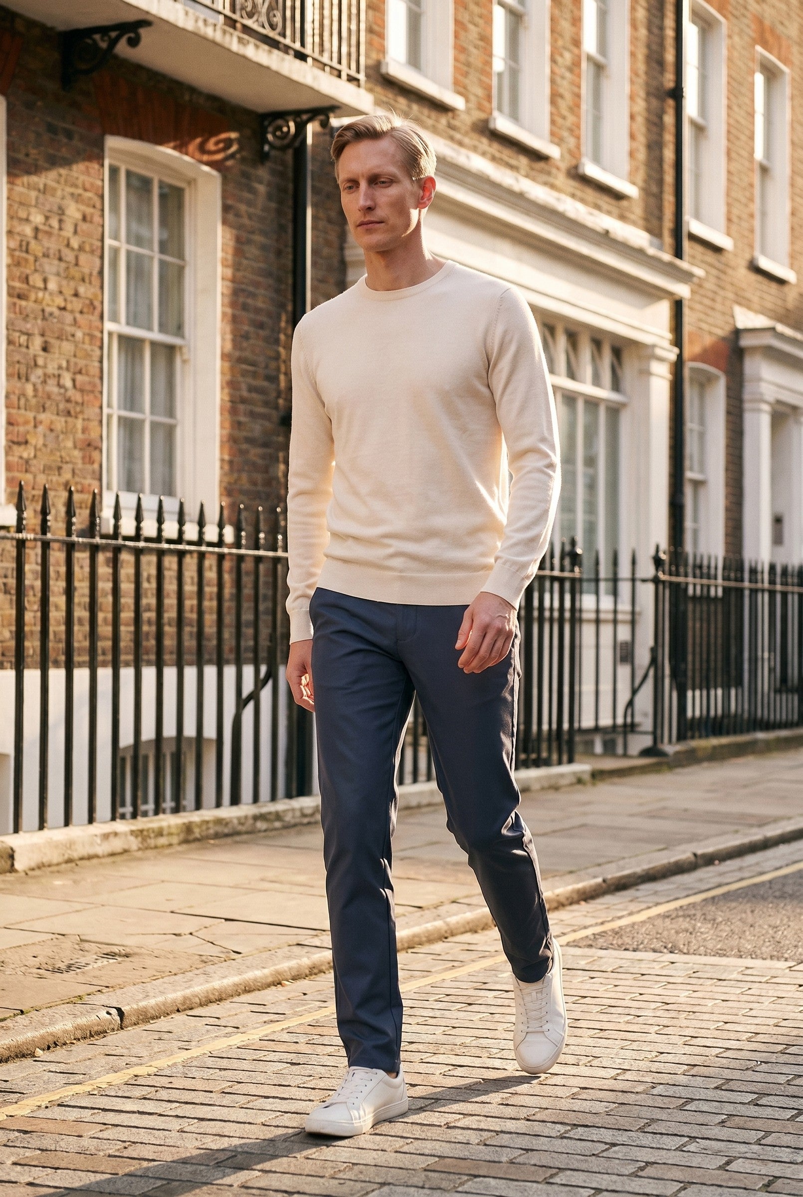 Men's Slim Tailored Chinos | Blackstone London