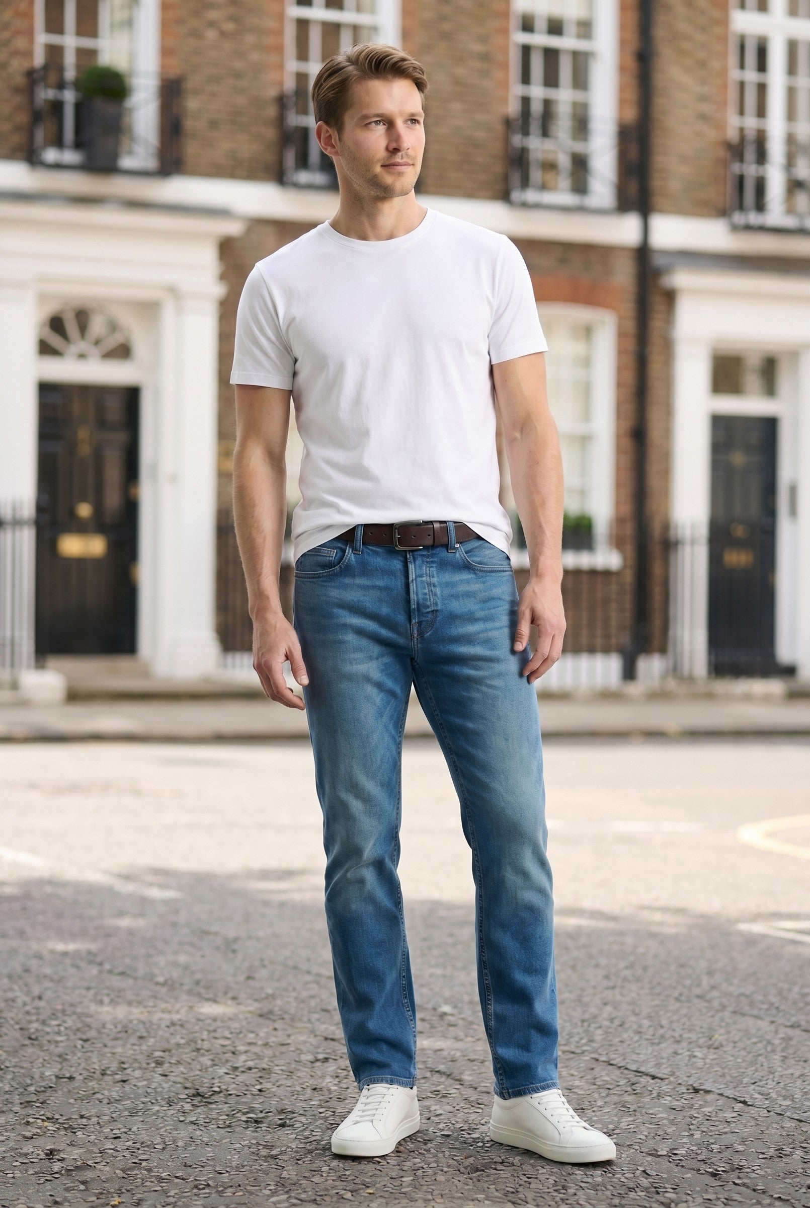 Men's 7-Year Wash Italian Denim Jeans | Blackstone London