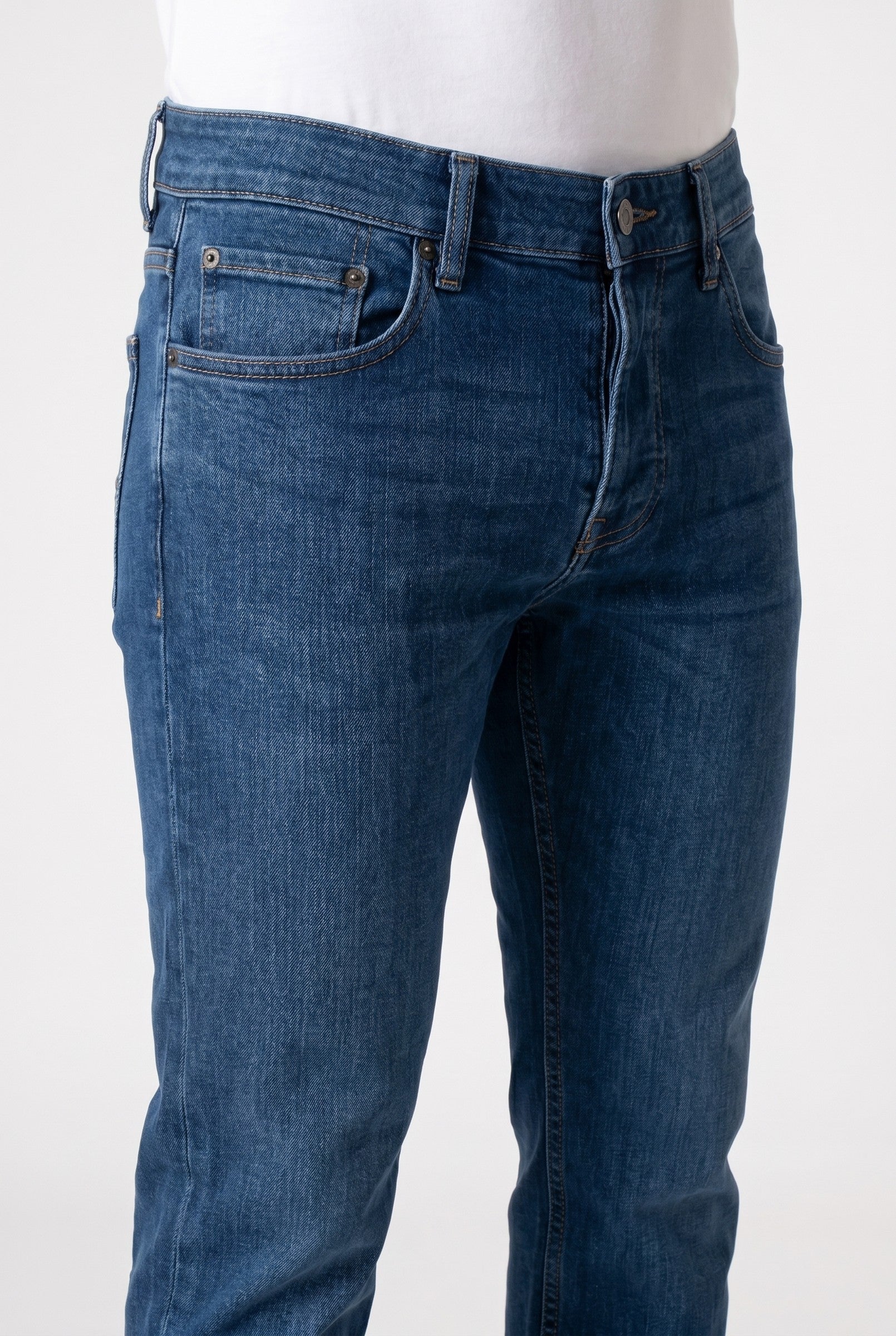Men's Regular Fit Stretch Jeans | Blackstone London