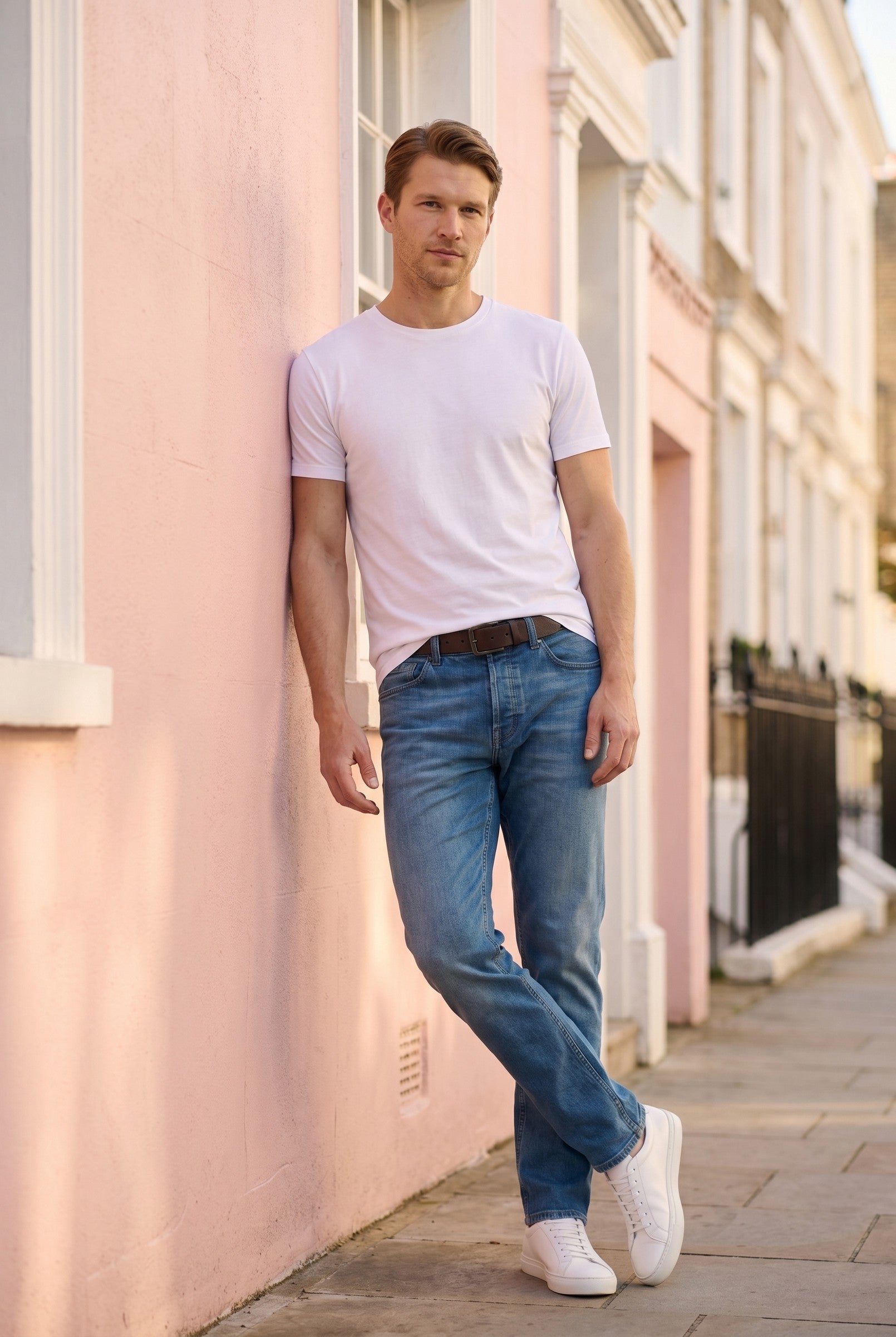 Men's 7-Year Wash Italian Denim Jeans | Blackstone London