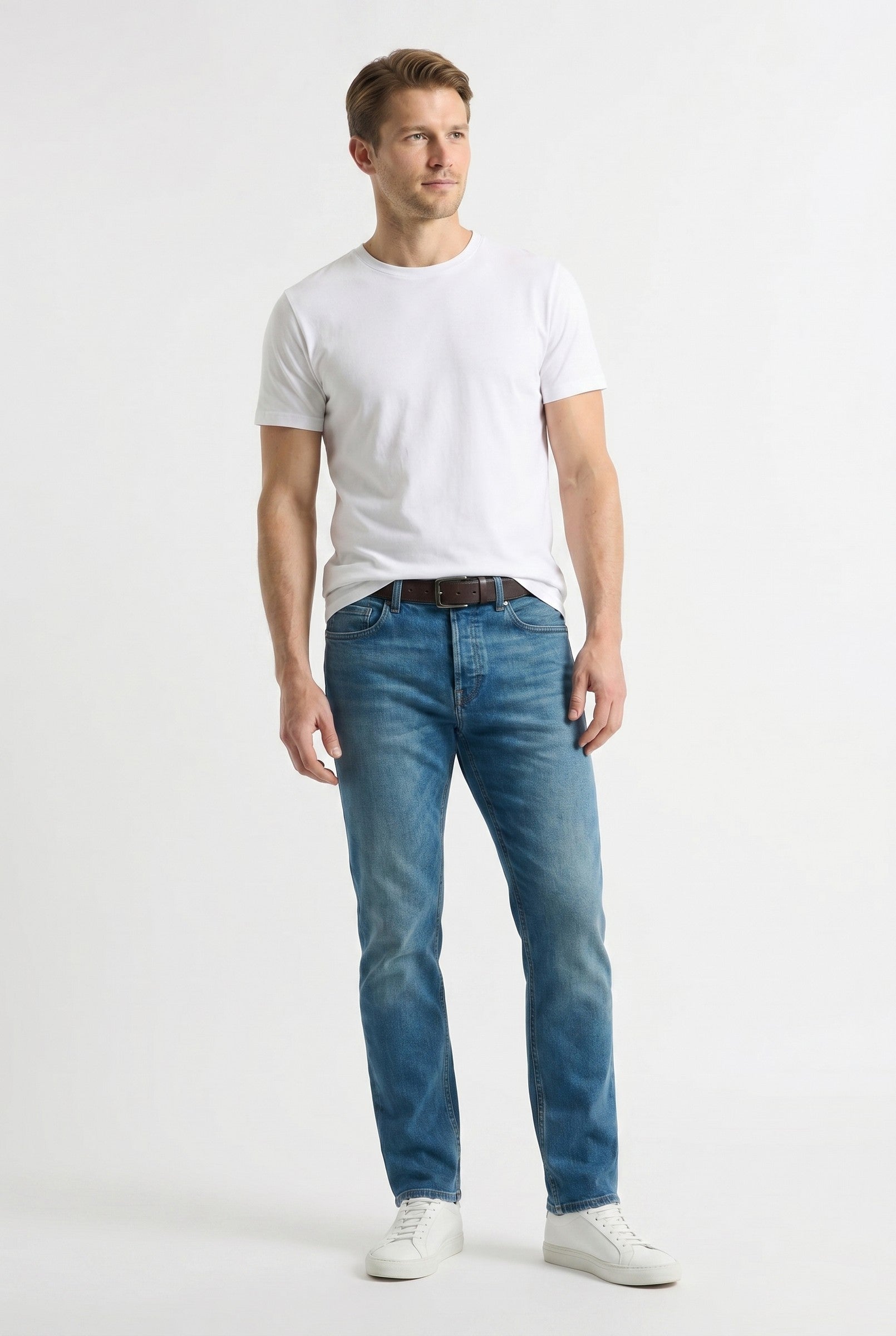 Men's 7-Year Wash Italian Denim Jeans | Blackstone London